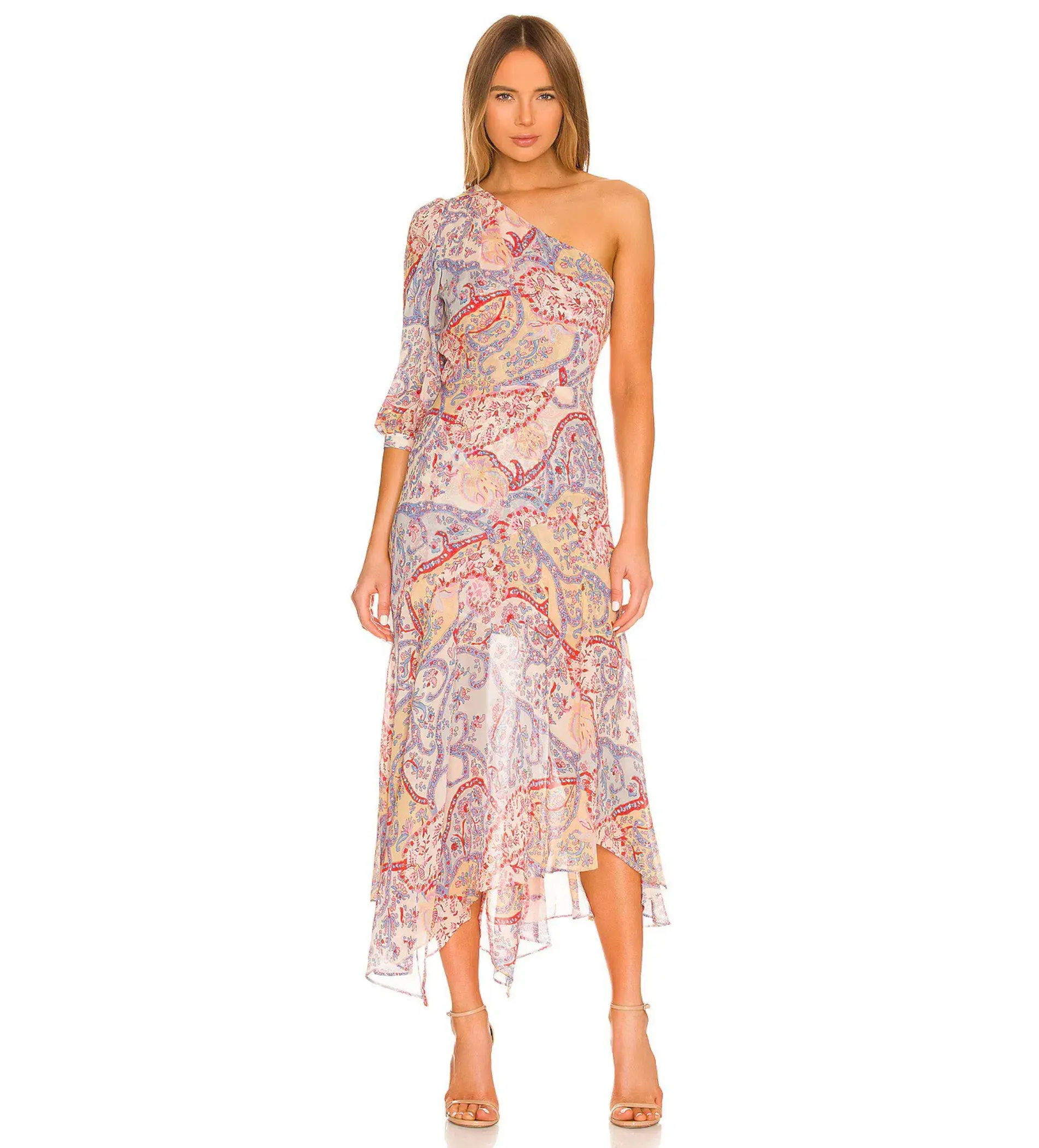 Veronica Beard Kimber Midi Dress Multi Floral Size S / AU 8 - Image 3
