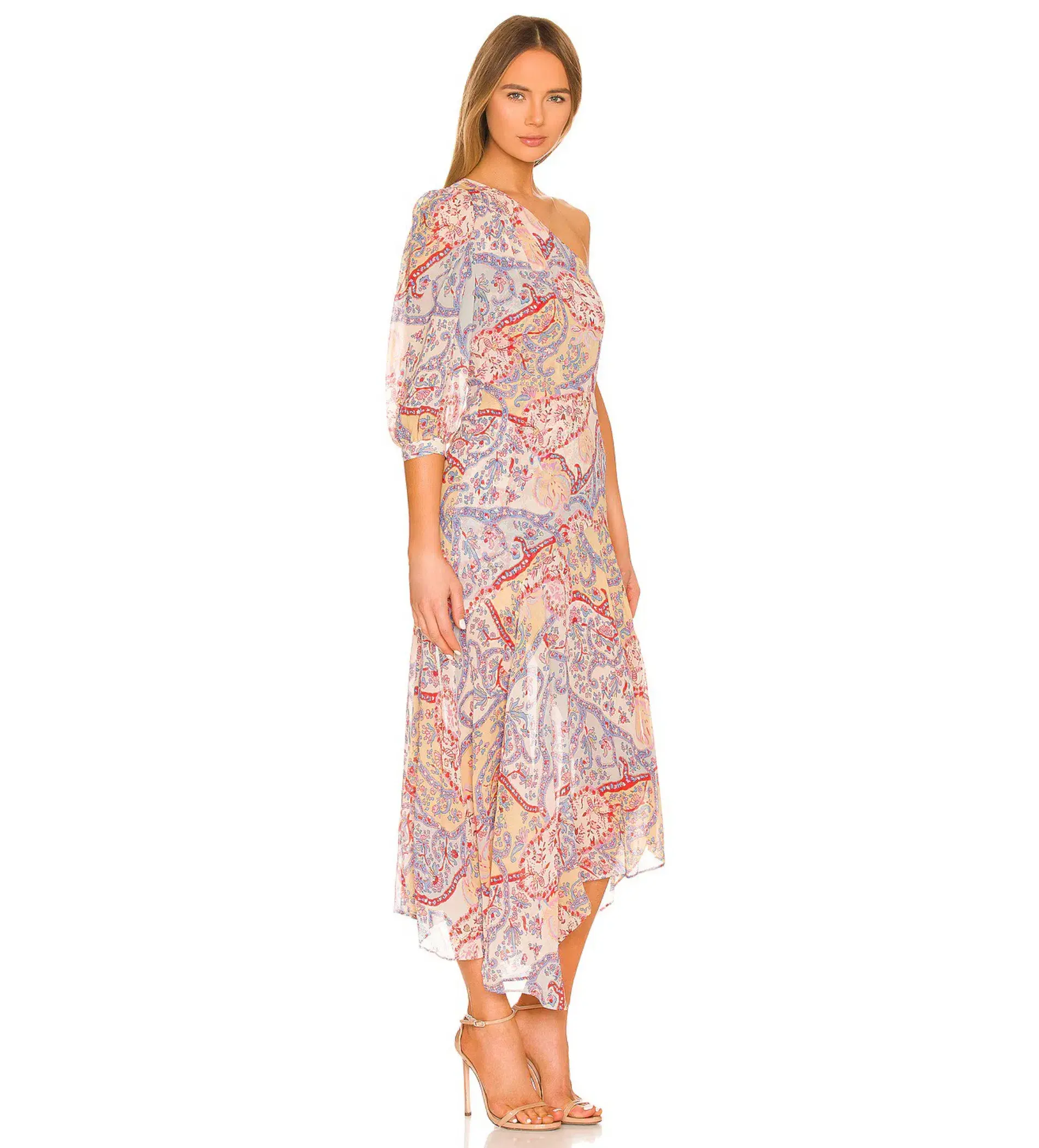 Veronica Beard Kimber Midi Dress Multi Floral Size S / AU 8 - Image 4