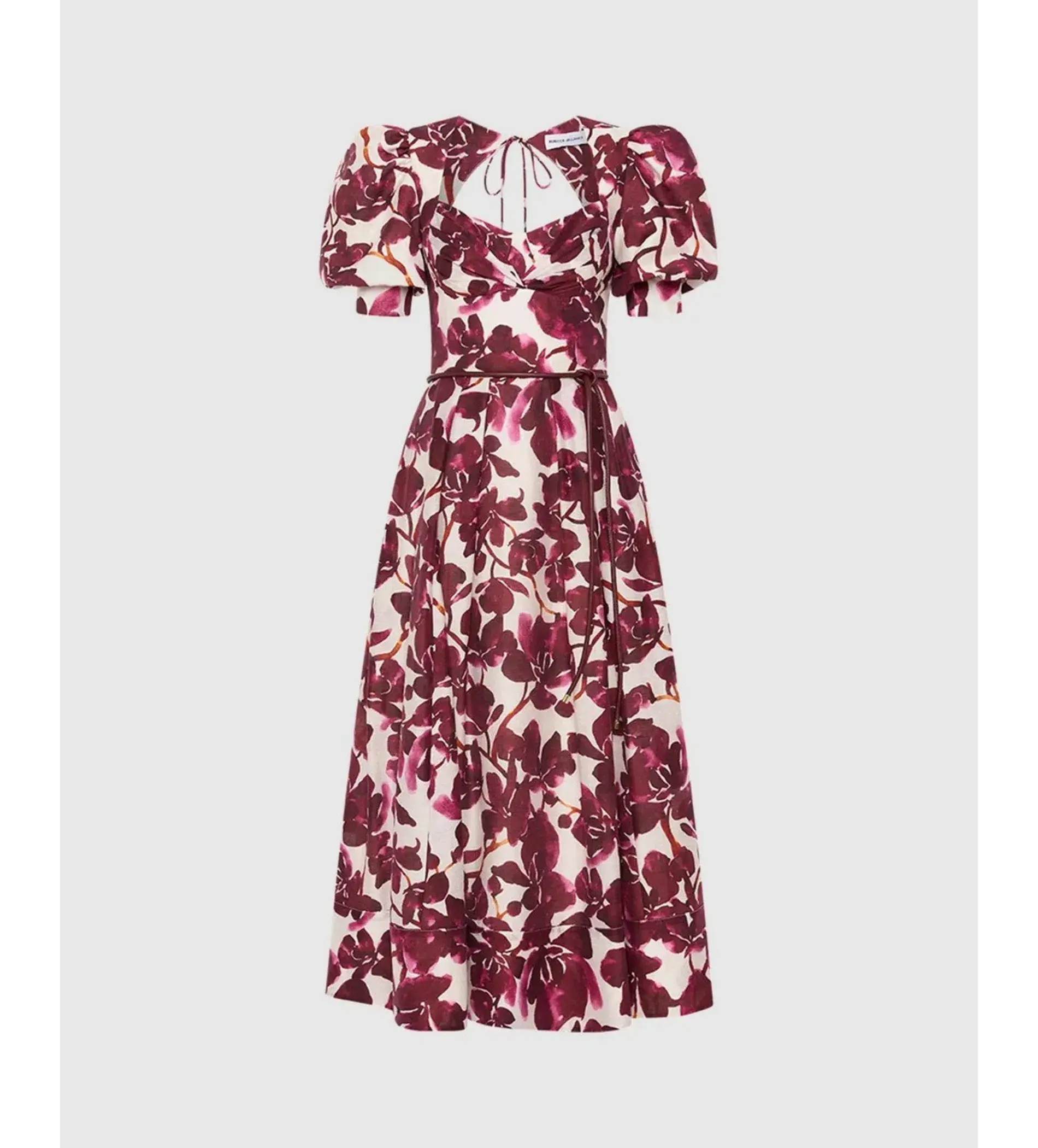 Rebecca Vallance Nerissa Midi Dress Multi Floral Size AU 8 - Image 5
