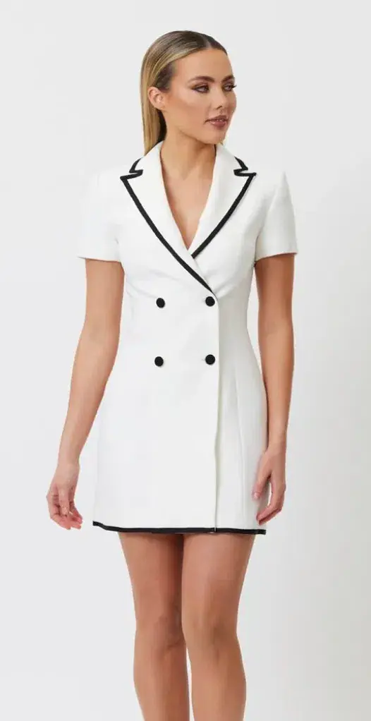 Bianca and Bridgett Kodie Mini Dress White Size 6 - Image 4