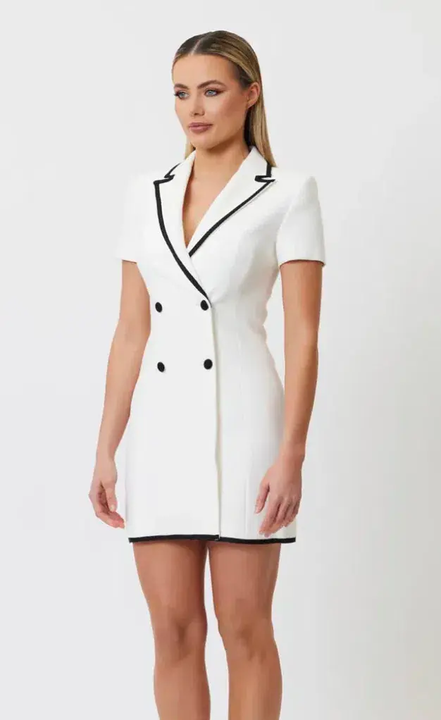 Bianca and Bridgett Kodie Mini Dress White Size 6 - Image 2