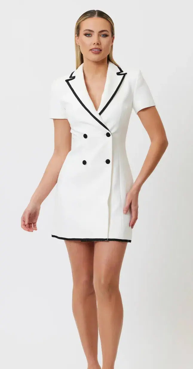 Bianca and Bridgett Kodie Mini Dress White Size 6 - Image 1
