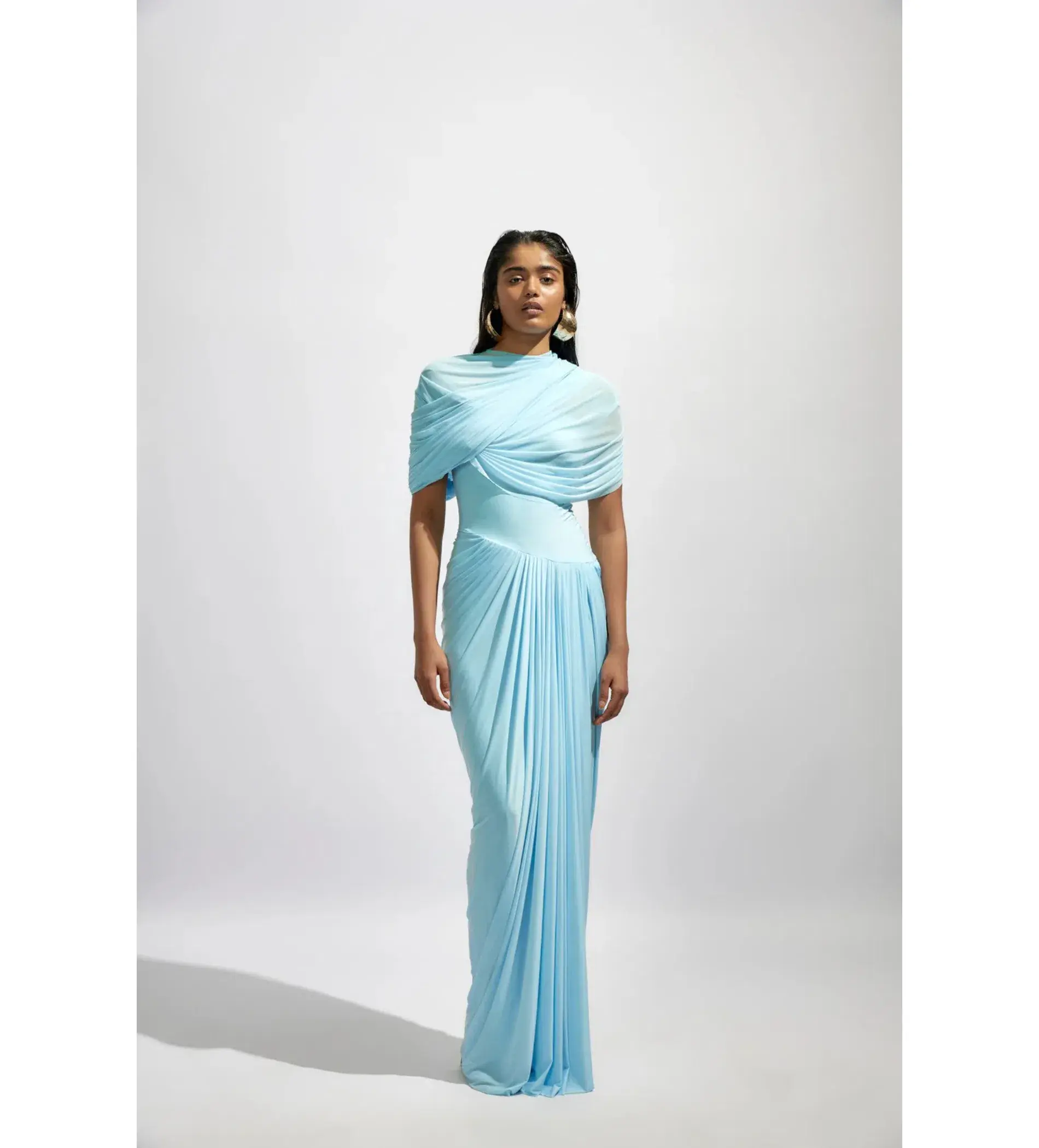 Deme by Gabriella Jasmine Maxi Dress Baby Blue Size S/AU 8 - Image 1