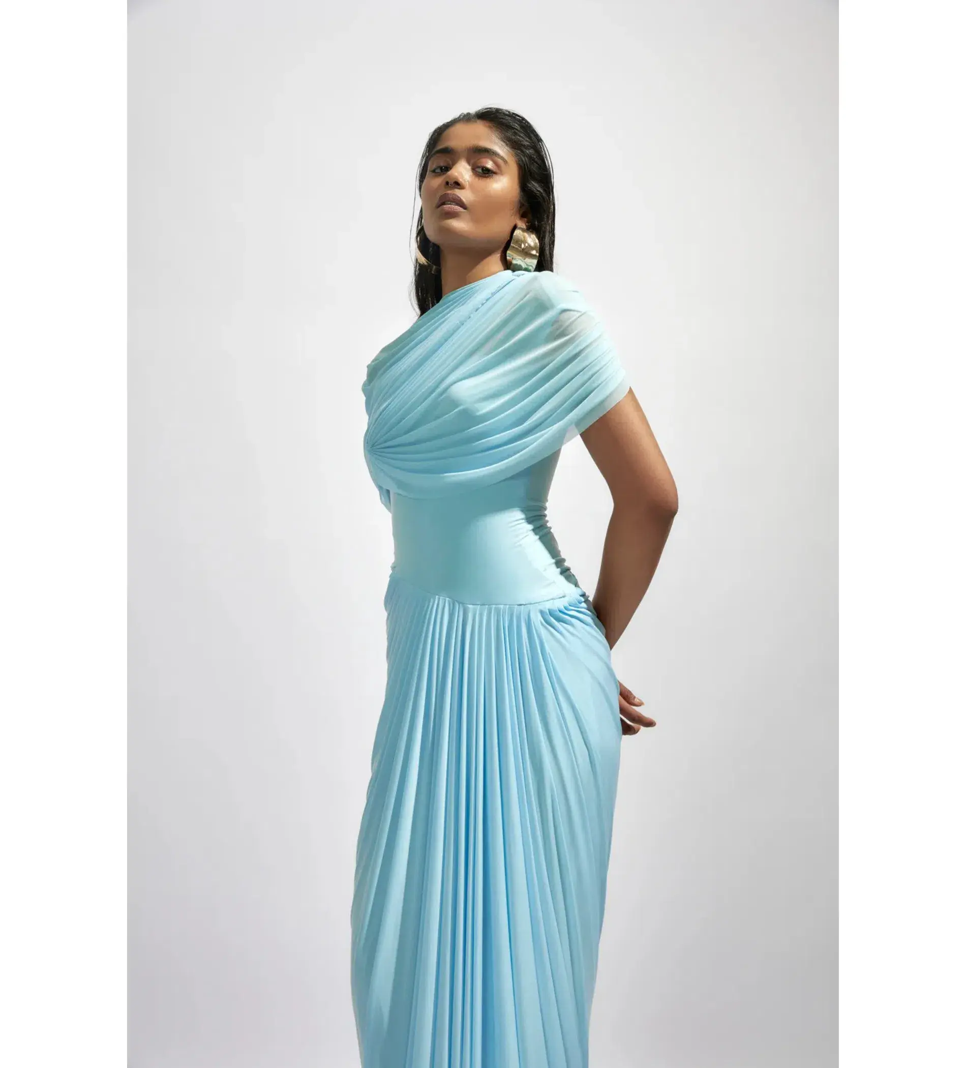 Deme by Gabriella Jasmine Maxi Dress Baby Blue Size S/AU 8 - Image 2