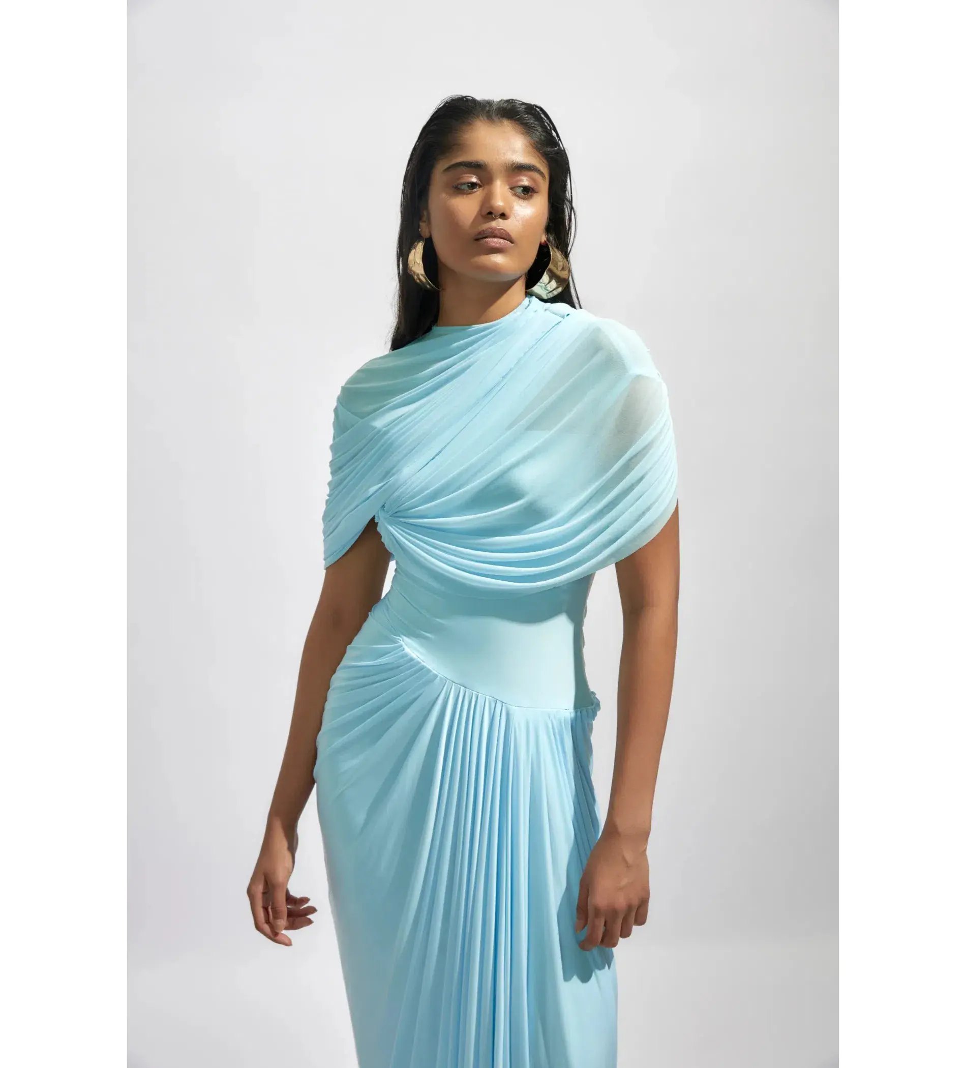 Deme by Gabriella Jasmine Maxi Dress Baby Blue Size S/AU 8 - Image 4