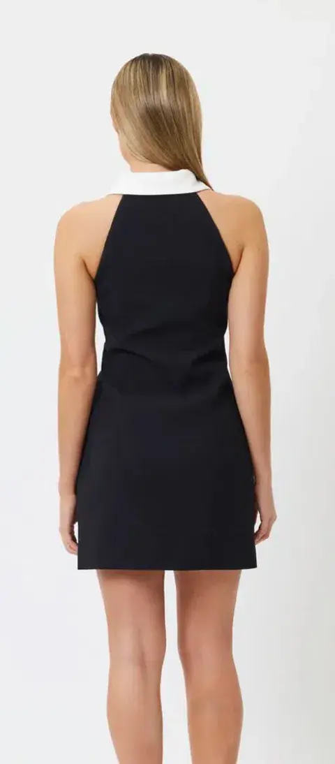 Bianca and Bridgett Latesha Mini Dress Black Size 6 - Image 3
