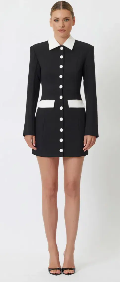 Bianca and Bridgett Elesha Mini Dress Black Size 6 - Image 1