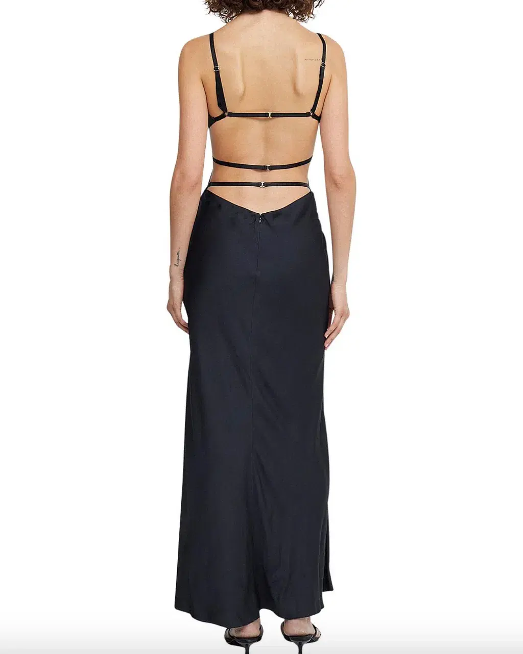 Bec & Bridge Diamond Days Strap Maxi Dress Black Size 10 - Image 3