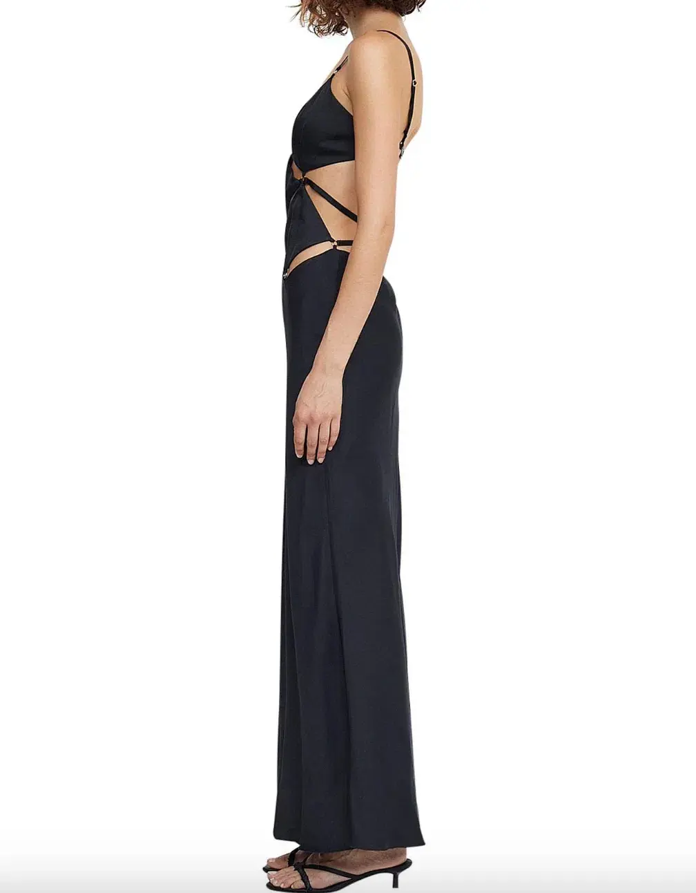 Bec & Bridge Diamond Days Strap Maxi Dress Black Size 10 - Image 2