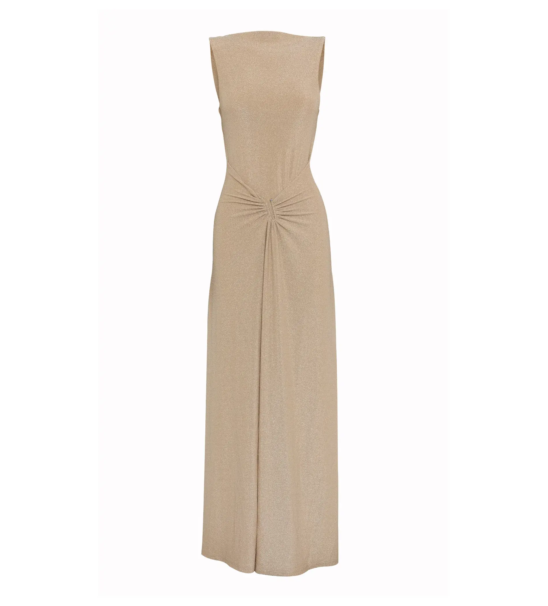Mossman Golden Hour Maxi Dress Gold Size 6 - Image 4