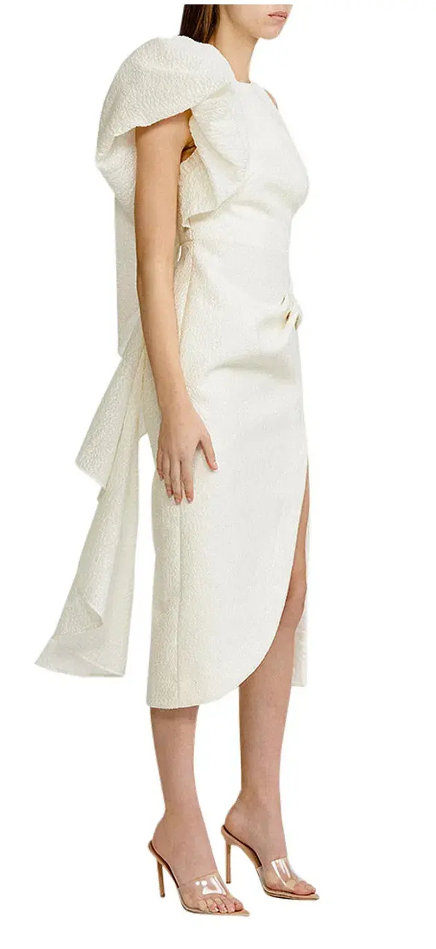 Acler Wattle Midi Dress White Size 8 - Image 3