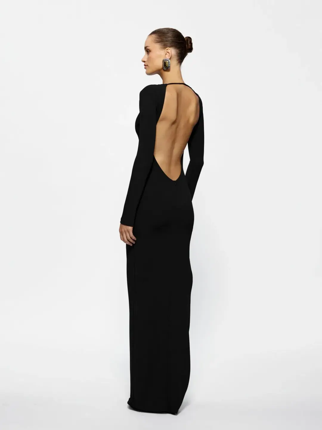 Effie Kats Indie Gown in Black Size 8 for rent on The Volte - main image