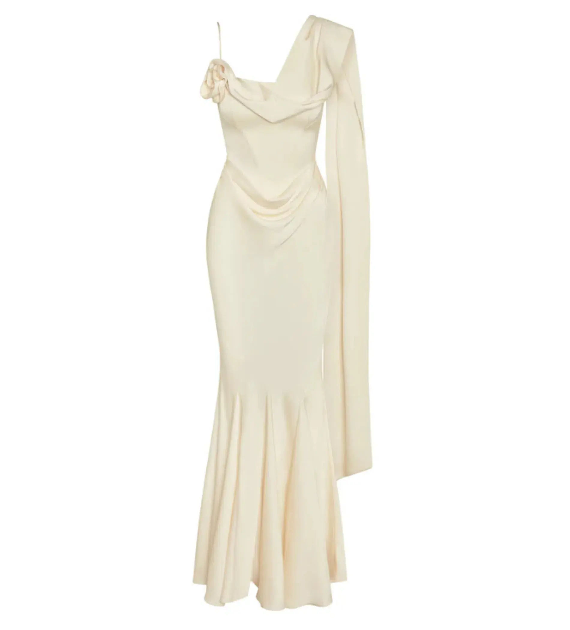 Leau Celine Maxi Dress Ivory Size XS/AU 6 - Image 4