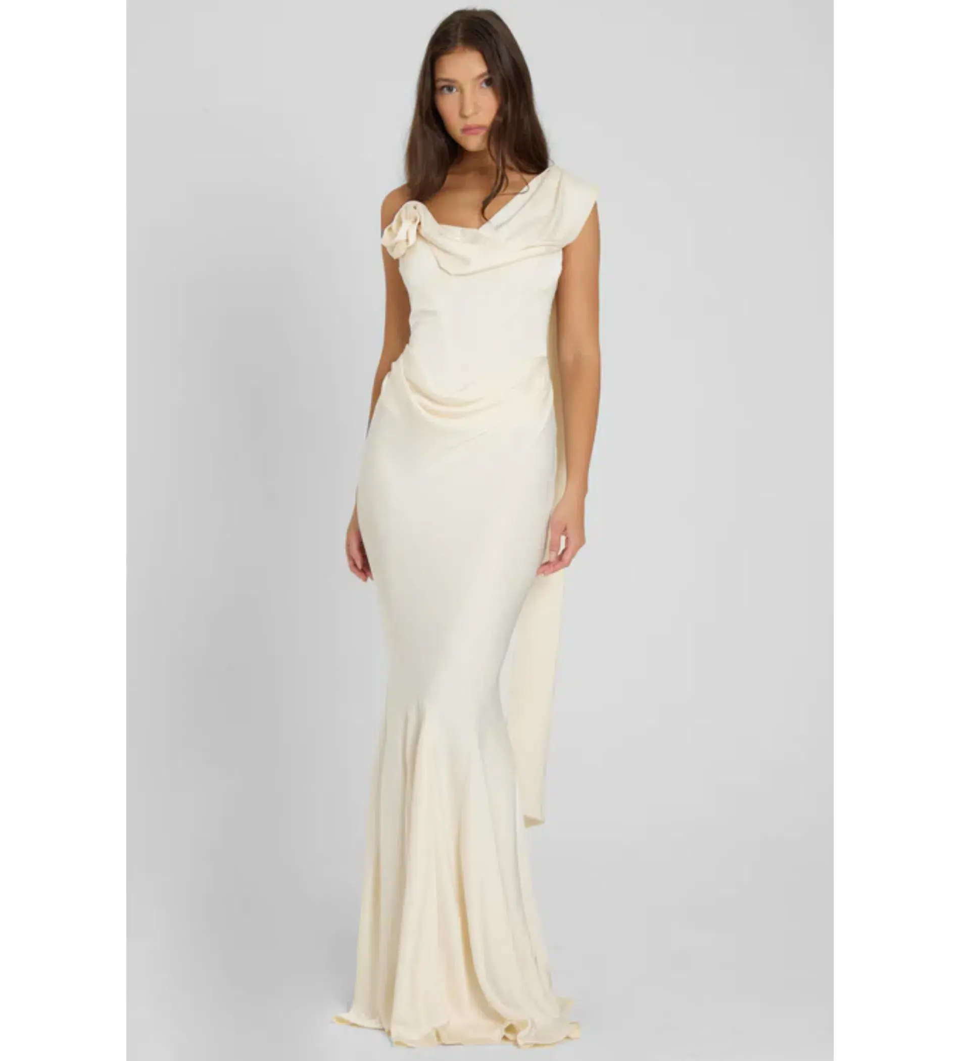 Leau Celine Maxi Dress Ivory Size XS/AU 6 - Image 1