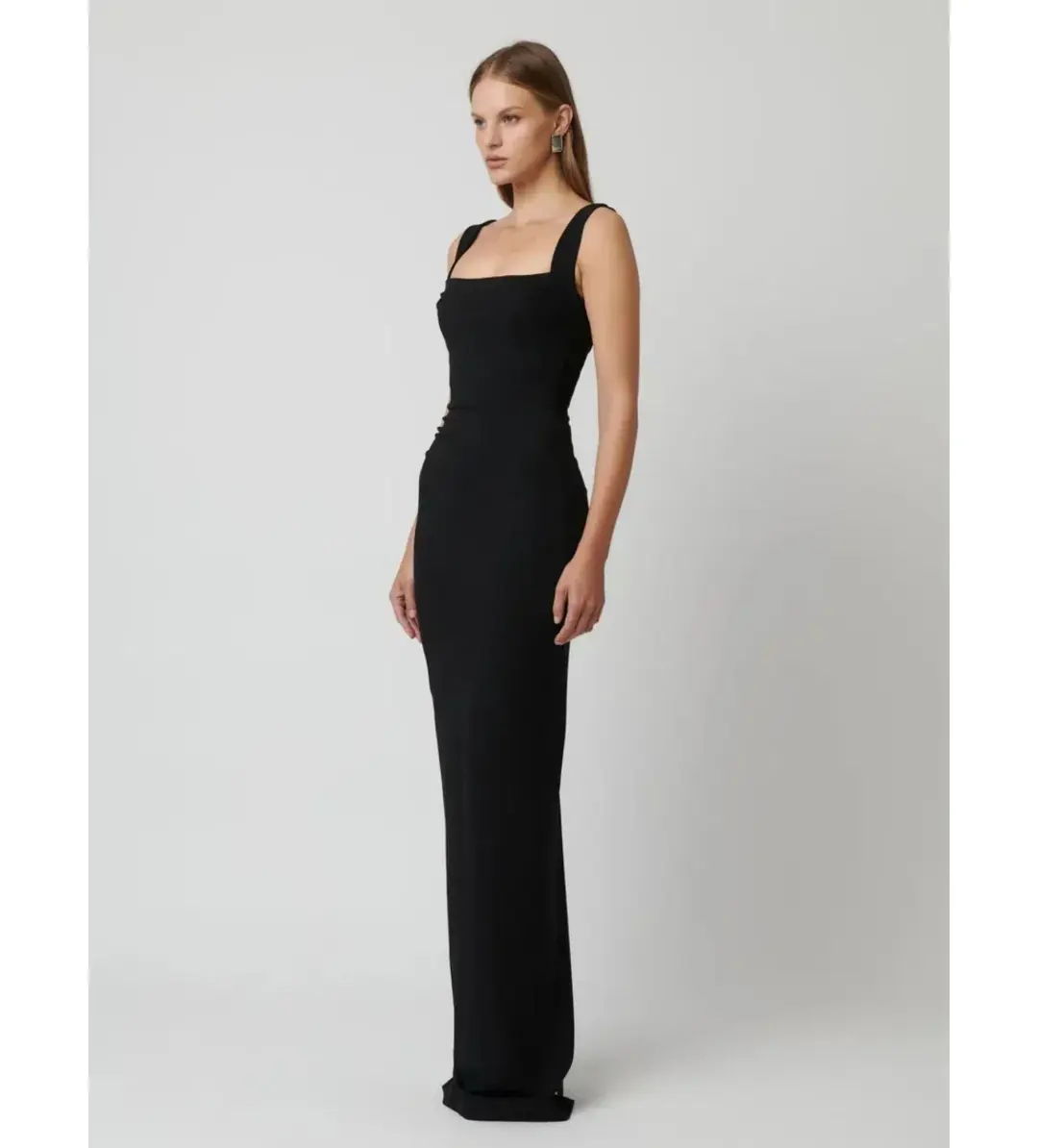 Effie Kats Marbella Gown Black Size S/AU 8 for rent on The Volte - main image