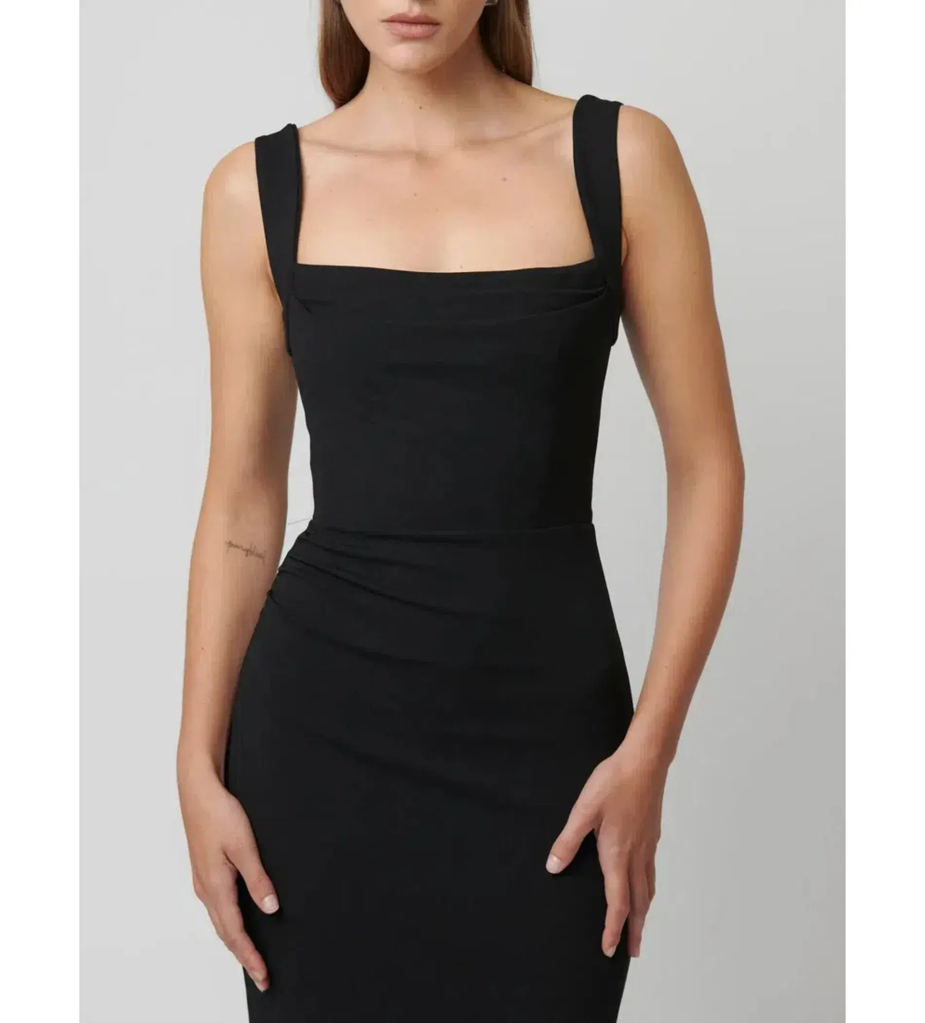 Effie Kats Marbella Gown Black Size S/AU 8 - Image 3