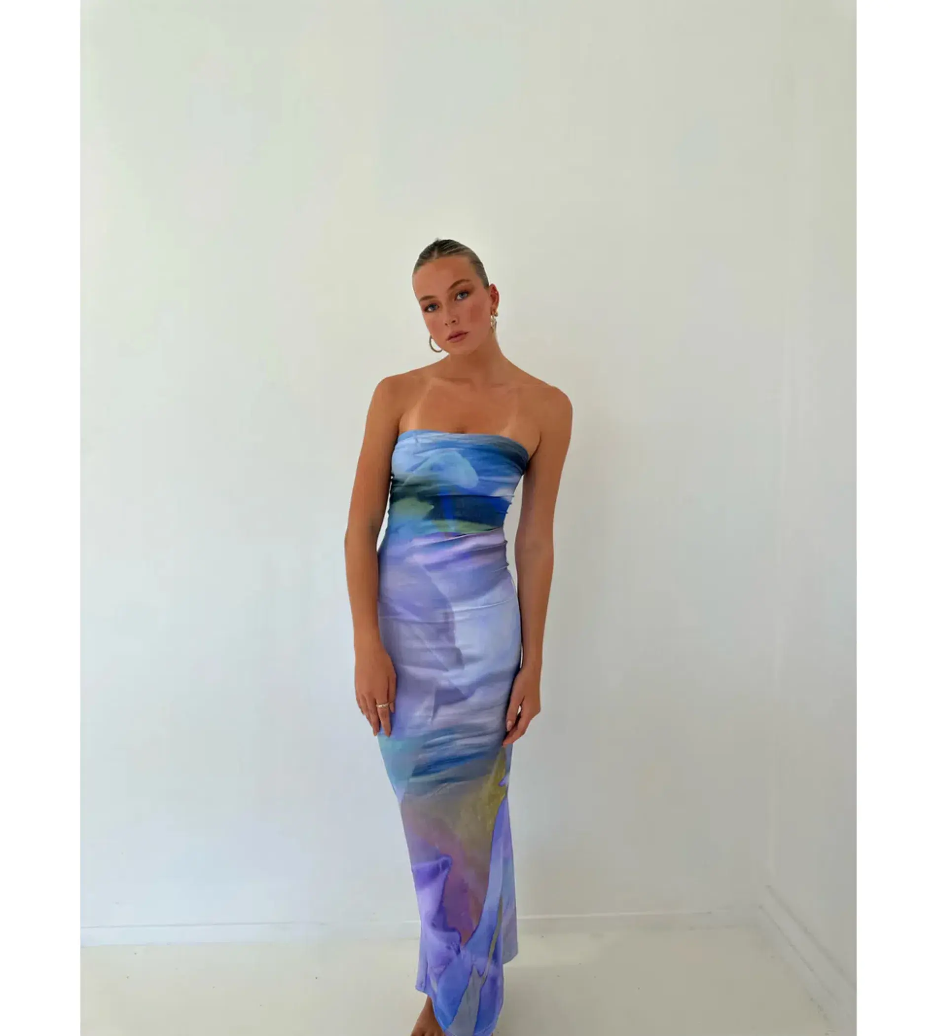 HNTR the label Lotus Maxi Dress Purple Multi Size 6-8/XS-S - Image 2