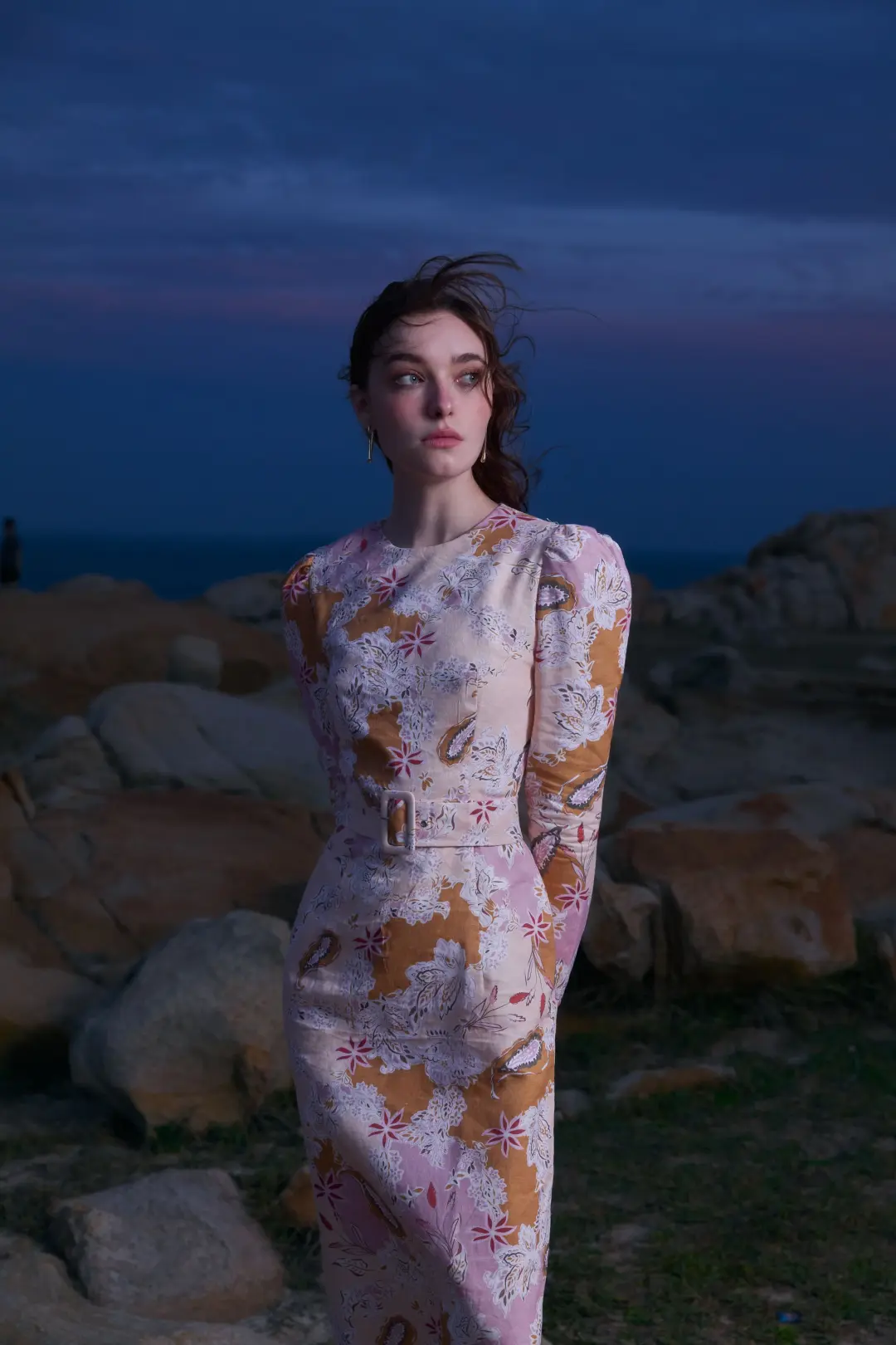 Justin Tong Hazel Maxi Dress Multi Size 14 for rent on The Volte - main image