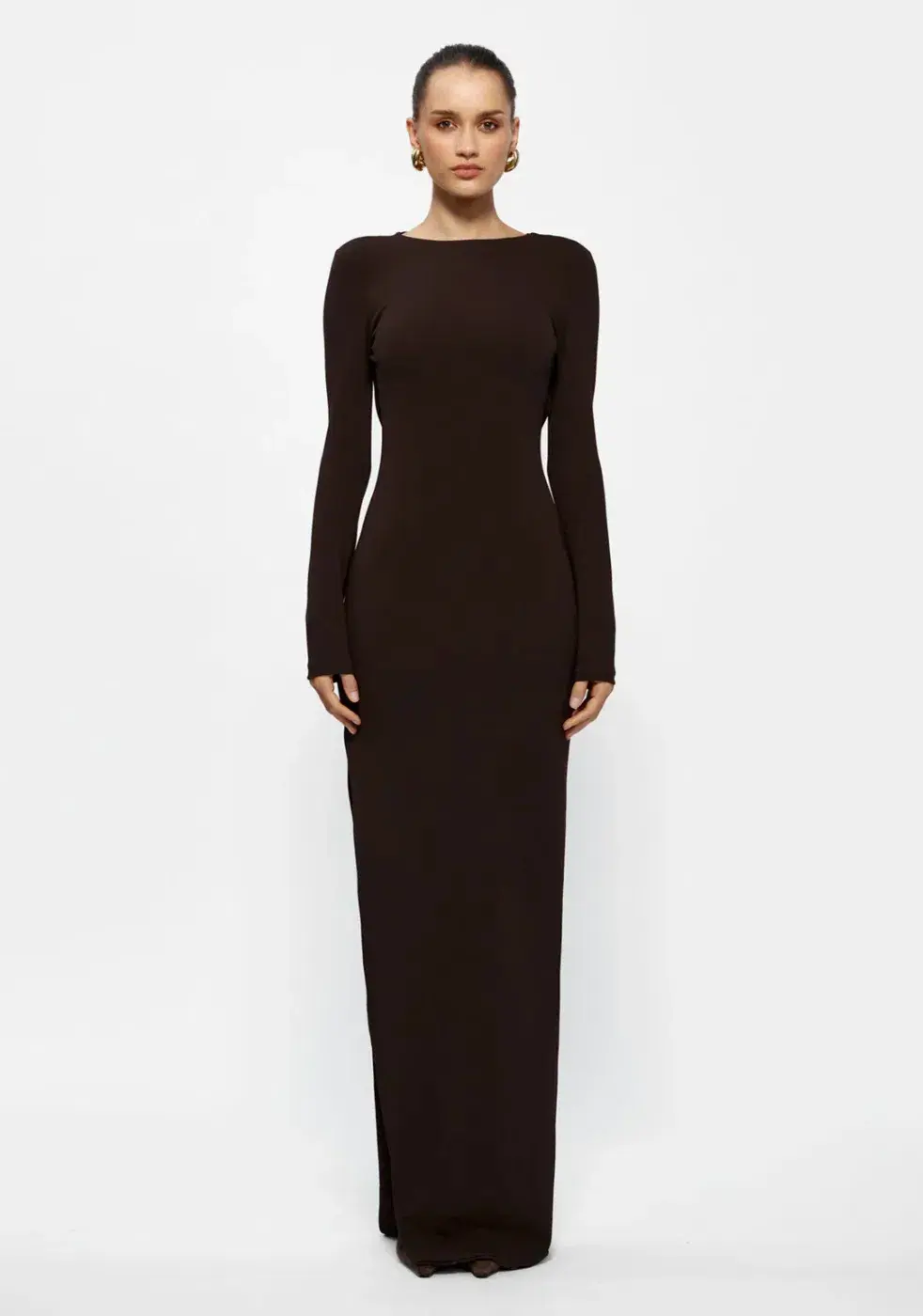 Effie Kats Indie Gown in Coffee Size 8/S - Image 1