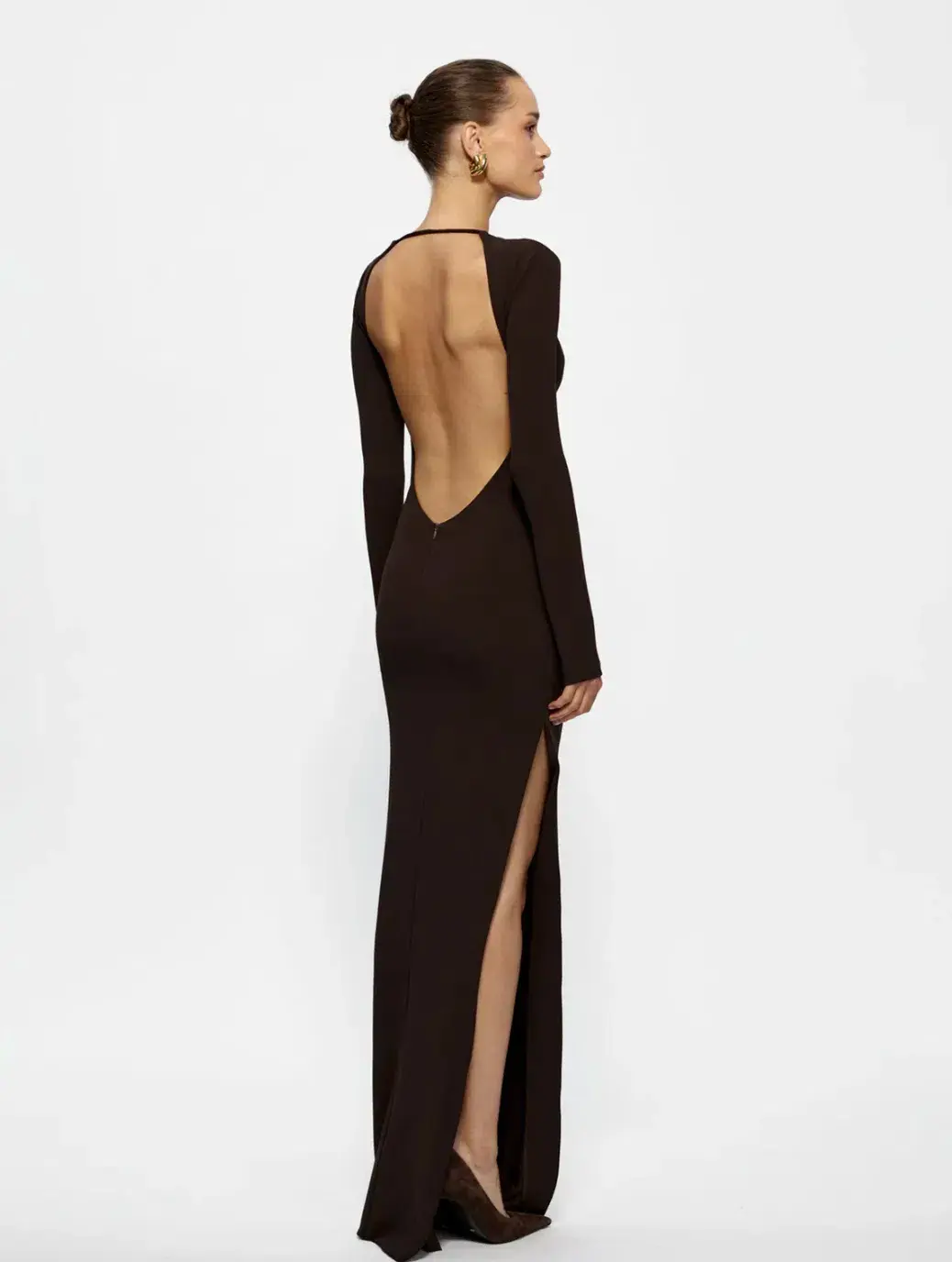 Effie Kats Indie Gown in Coffee Size 8/S - Image 2