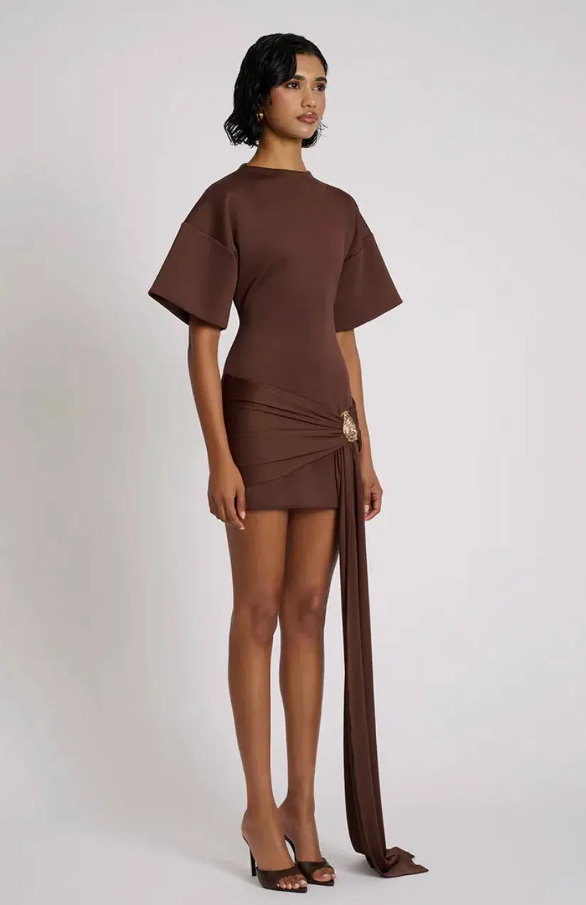 Eliya the Label Maxine Dress in Brown Size 10 - Image 2