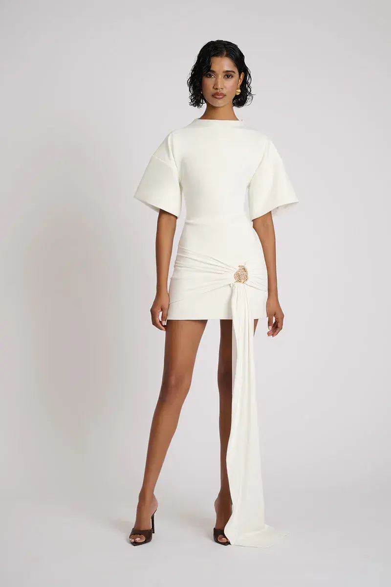 Eliya The Label Maxine Dress in White Size 8 - Image 3