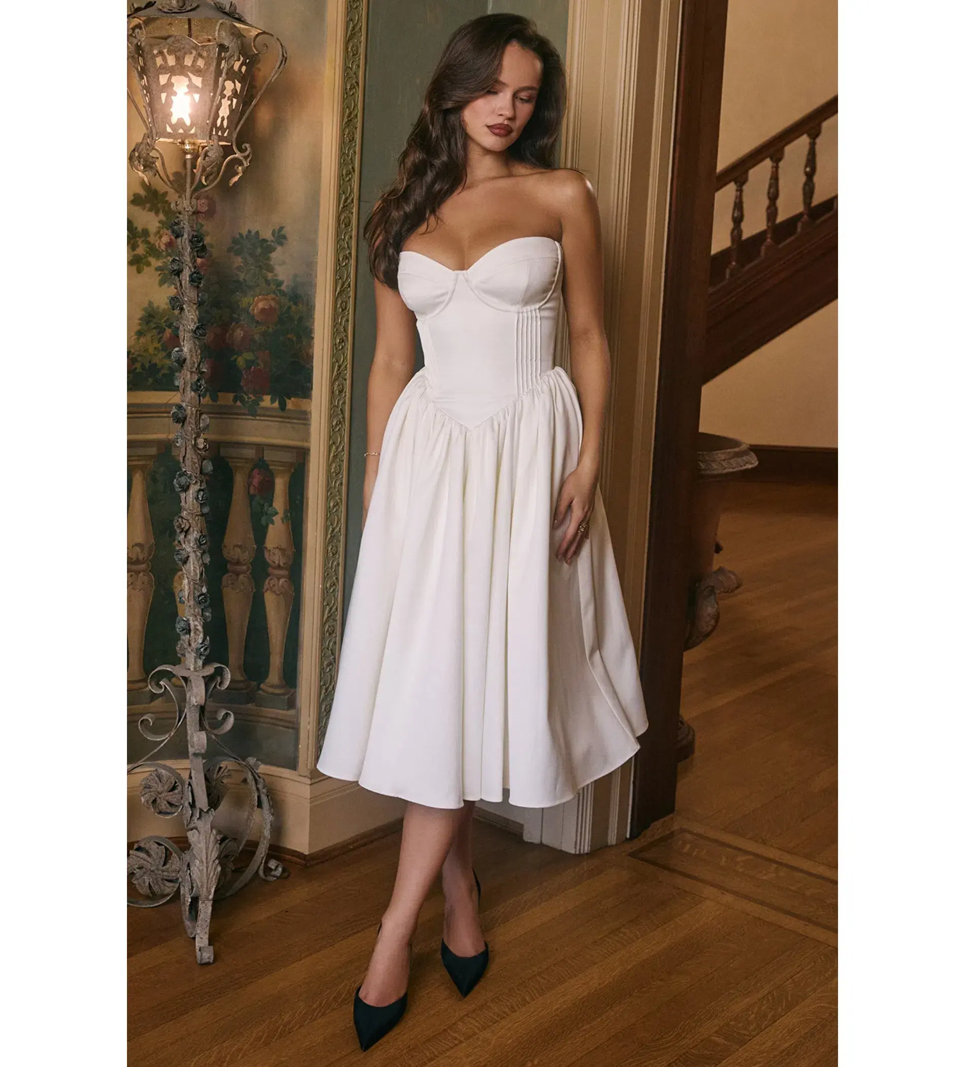 House of CB Coco dress in white  size XS/ AU 6 - Image 5