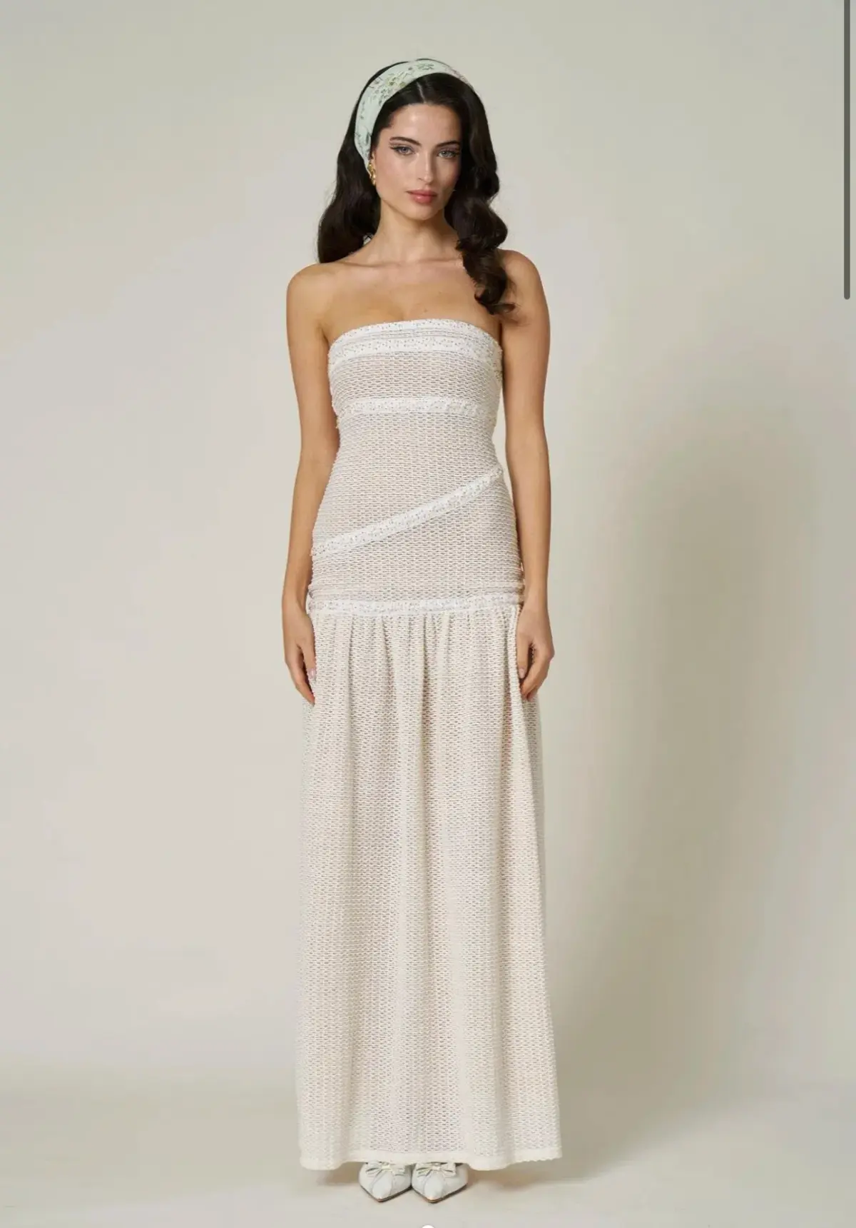 Fait Par Foutch, COLETTE DRESS, IVORY, Size 8 - Image 1
