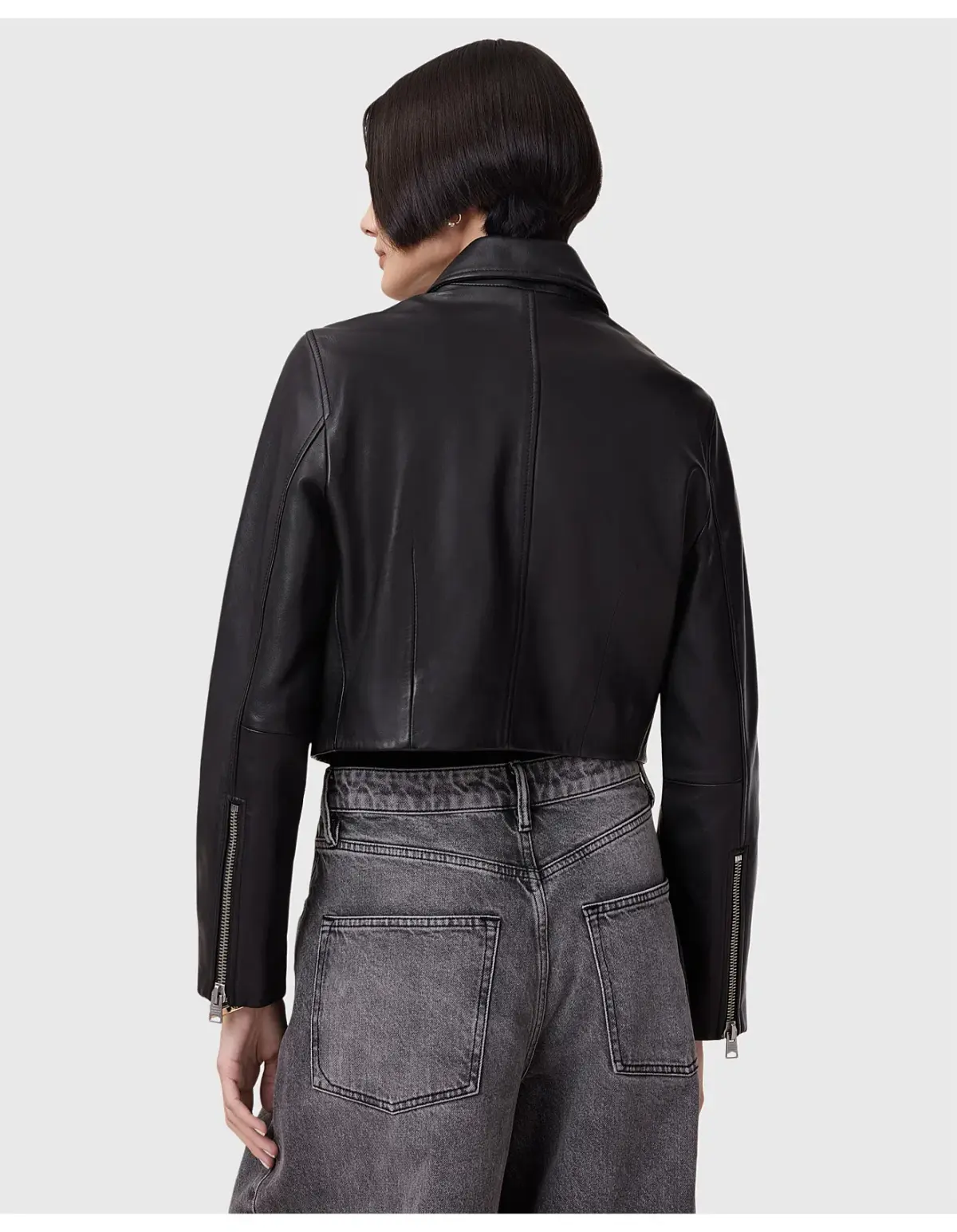 All Saints Alma Jacket Black Size AU 8 - Image 2