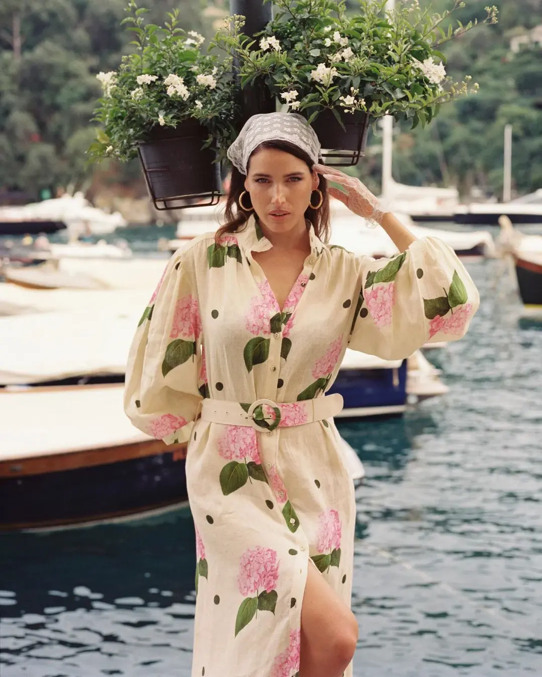 Palm Noosa Noddy Dress Portofino Polka Dot Size AU 12 for rent on The Volte - main image