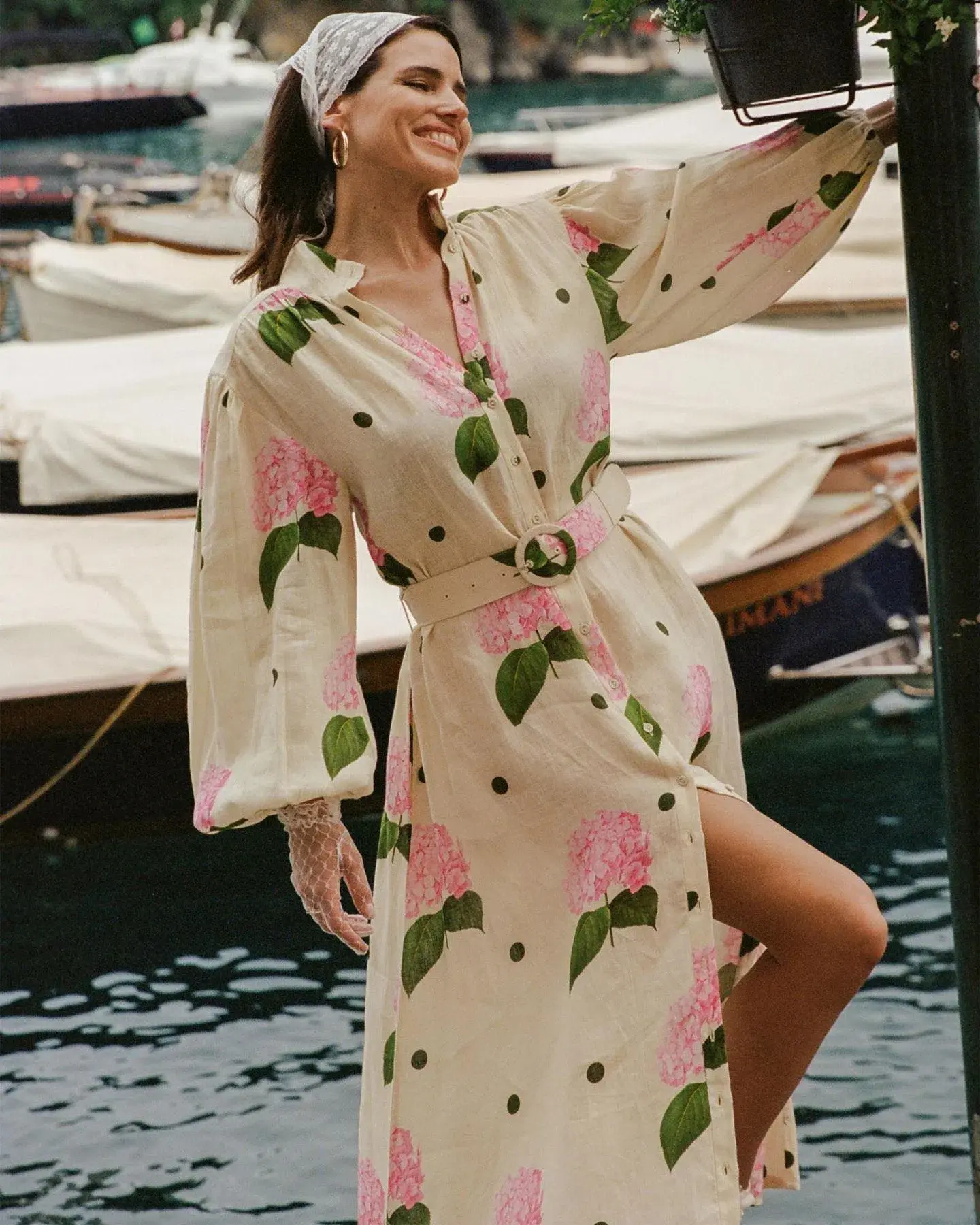 Palm Noosa Noddy Dress Portofino Polka Dot Size AU 12 - Image 4