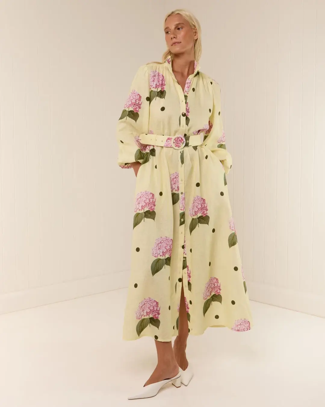 Palm Noosa Noddy Dress Portofino Polka Dot Size AU 12 for rent on The Volte - main image