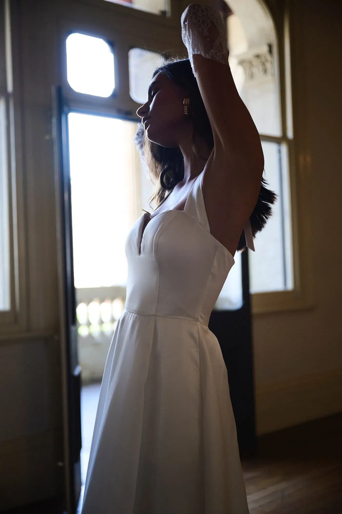 Calia Collection Audry Midi Dress White Size 6 - Image 3