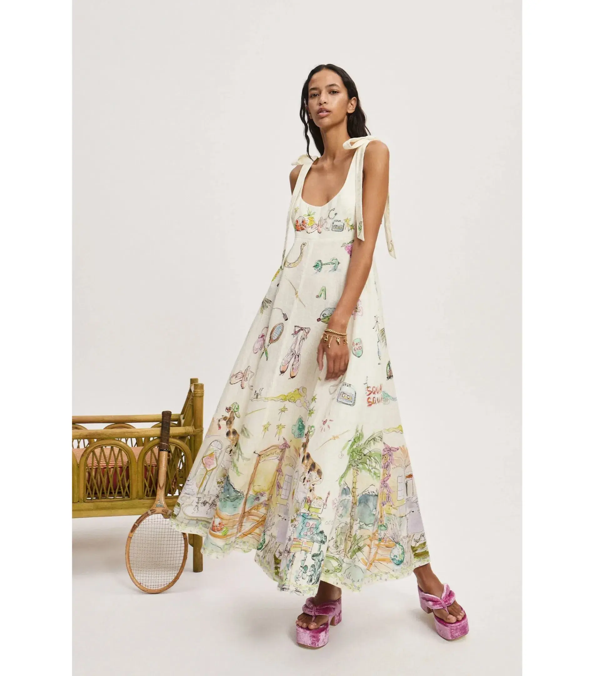 Alemais Anouk Ballet Sundress Print Size AU 10 - Image 1