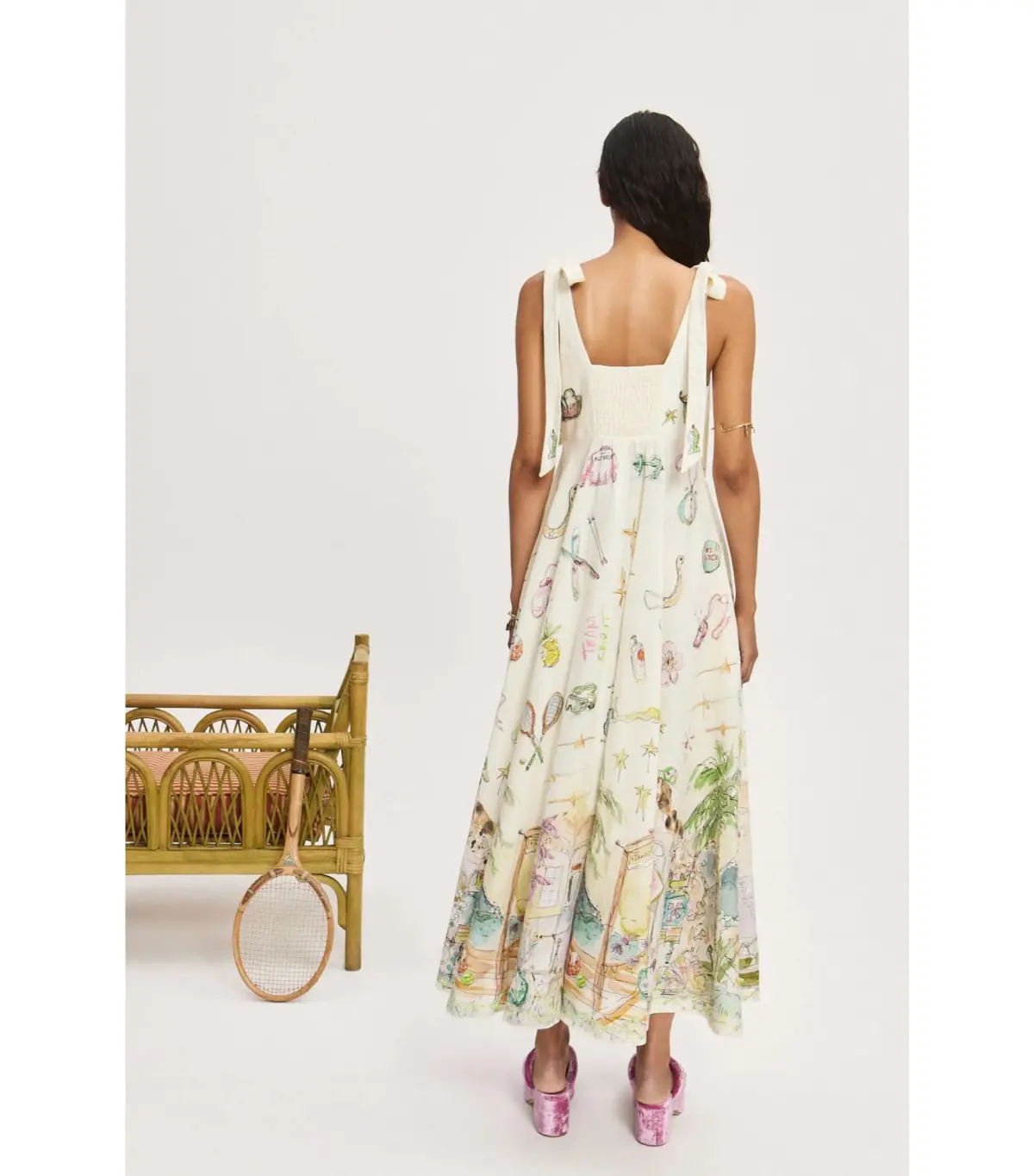 Alemais Anouk Ballet Sundress Print Size AU 10 - Image 3