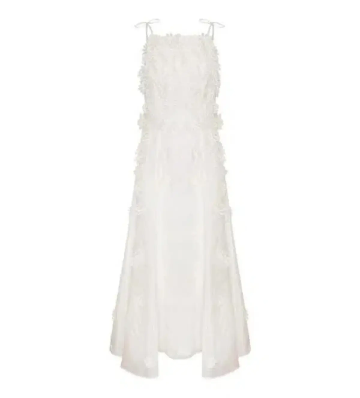 Rachel Gilbert Lorie Maxi Dress in Ivory Size 10 - Image 3