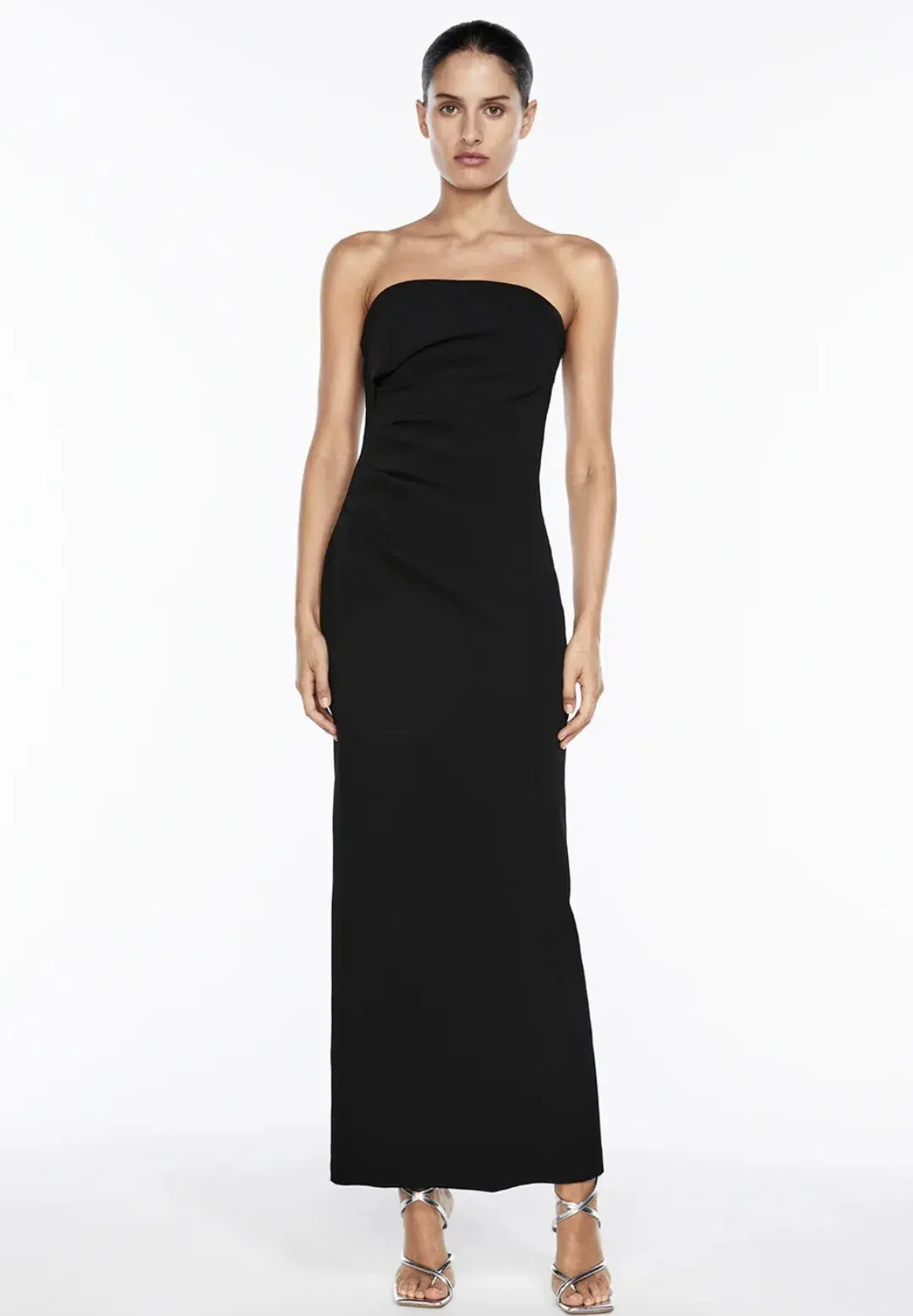 Manning Cartell Fast Forward Strapless Maxi Dress Black Size 8 - Image 1