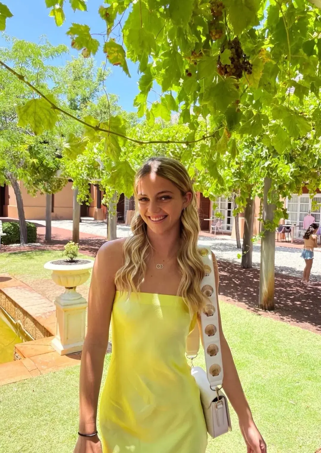 Bec and Bridge Moondance Dress Citron Size 6 for rent on The Volte - main image