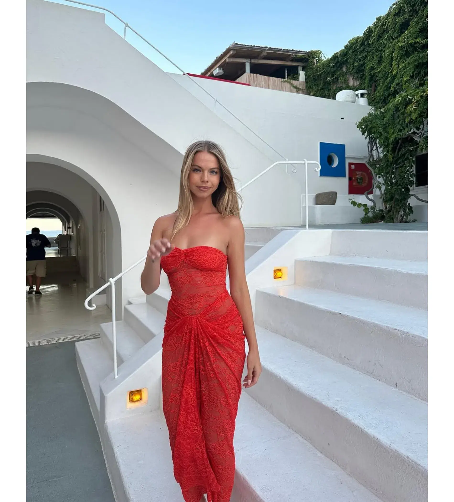 Natalie Rolt Naomi Dress in Red Size 0 / AU 6 - Image 1