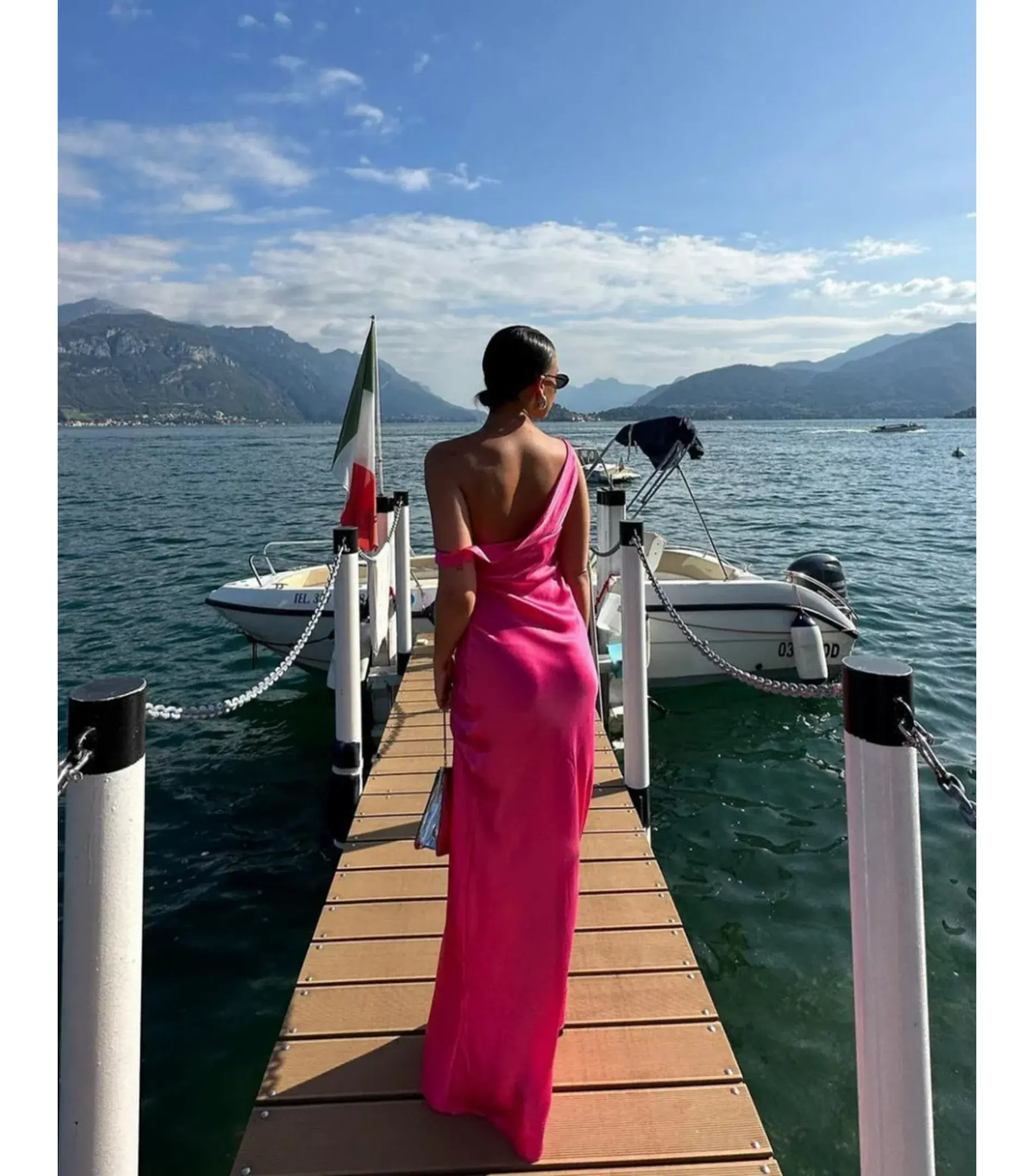 Natalie Rolt Monika Gown Neon Pink Size 0 / AU 6 - Image 2