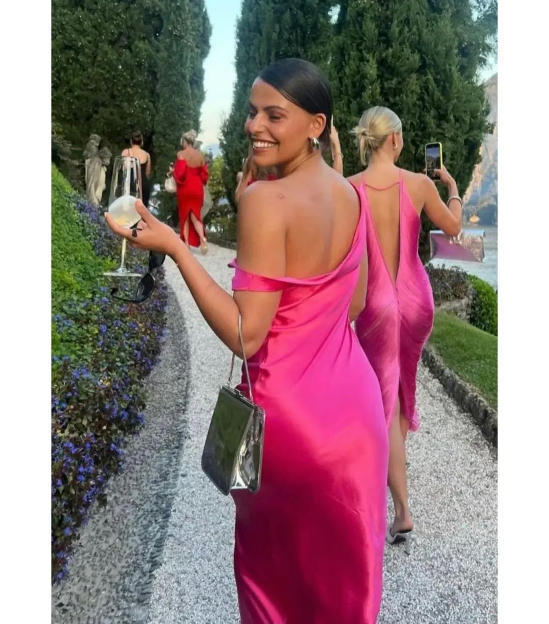 Natalie Rolt Monika Gown Neon Pink Size 0 / AU 6 for rent on The Volte - main image