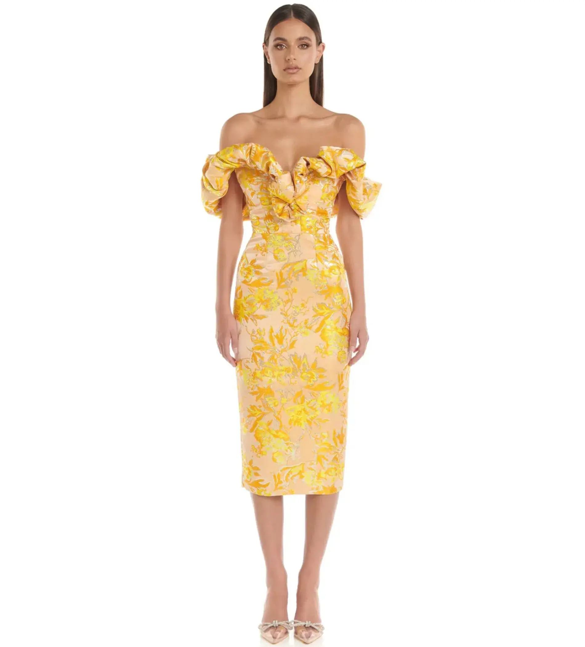 Eliya The Label Brielle Midi Dress Size AU 6 - Image 1
