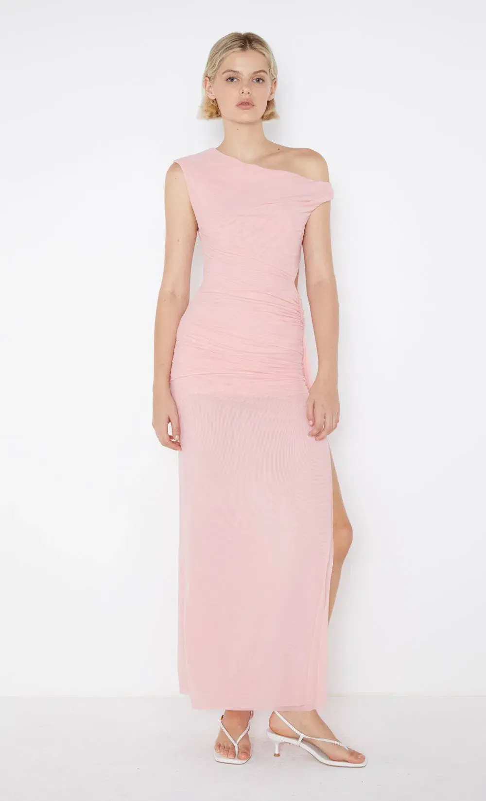 Bec & Bridge Victoria Asym Maxi Dress Pink Size 6 - Image 1