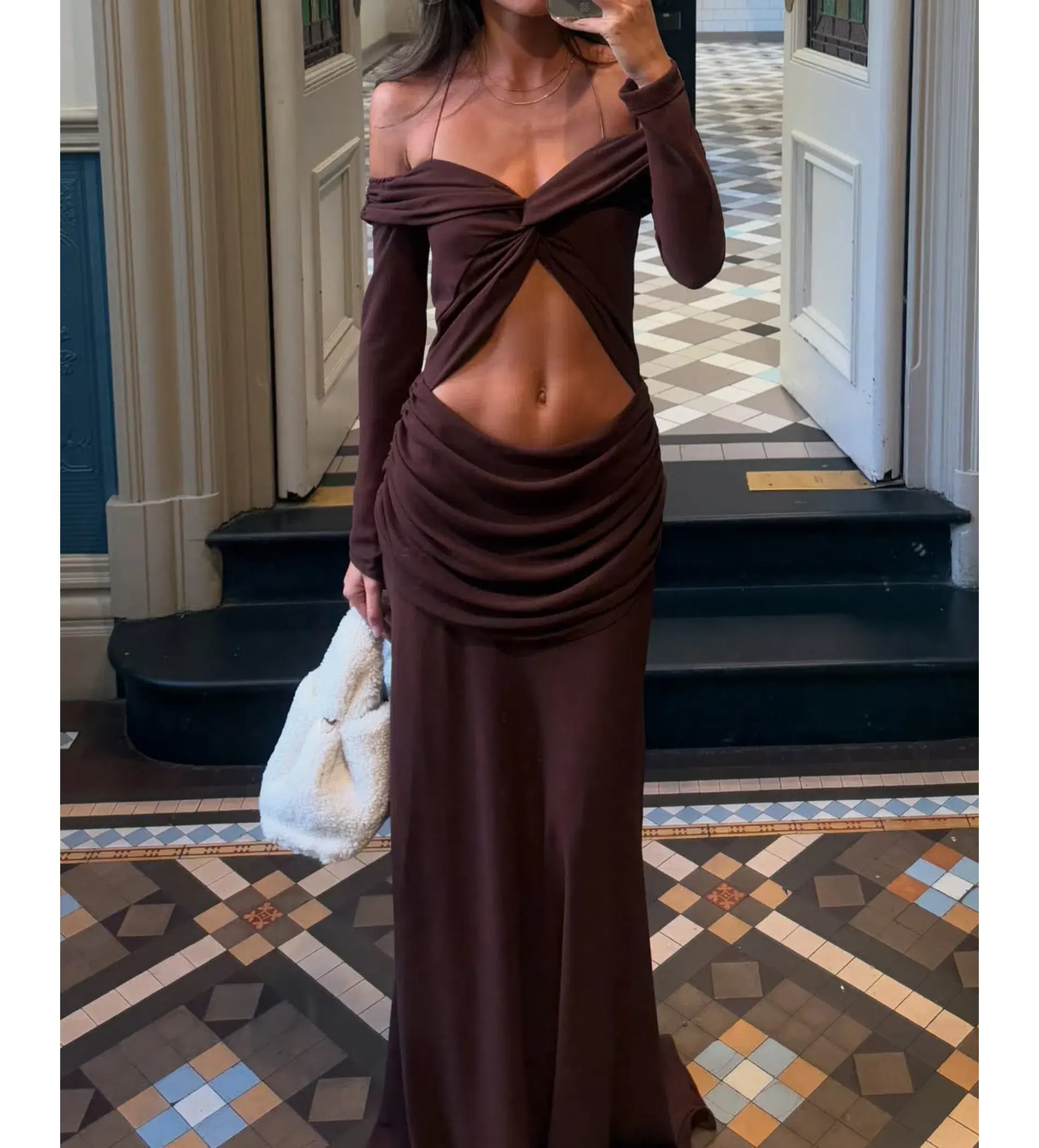 Natalie Rolt Emily Gown Espresso Size 1 / AU 8 - Image 2