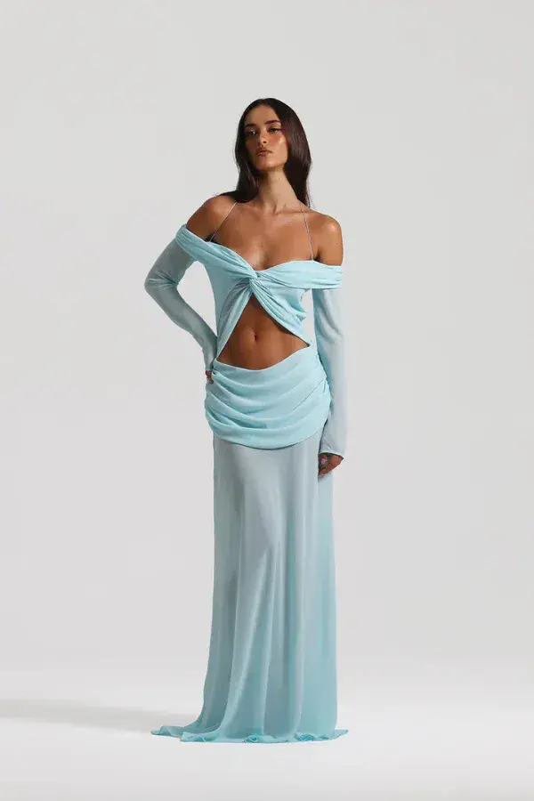 Natalie Rolt Emily Gown Baby Blue Size 1 / 8 AU - Image 1