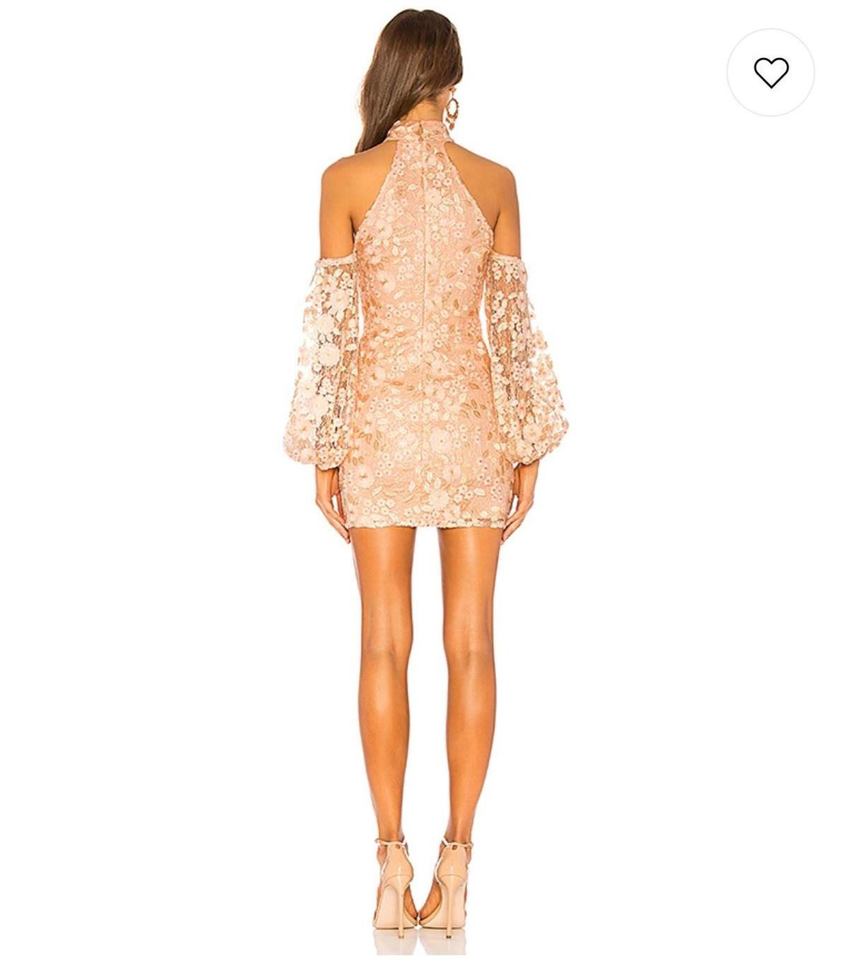 Michael Costello X Revolve Sole Mini dress in Light Pink Floral Size AU 6 - Image 2