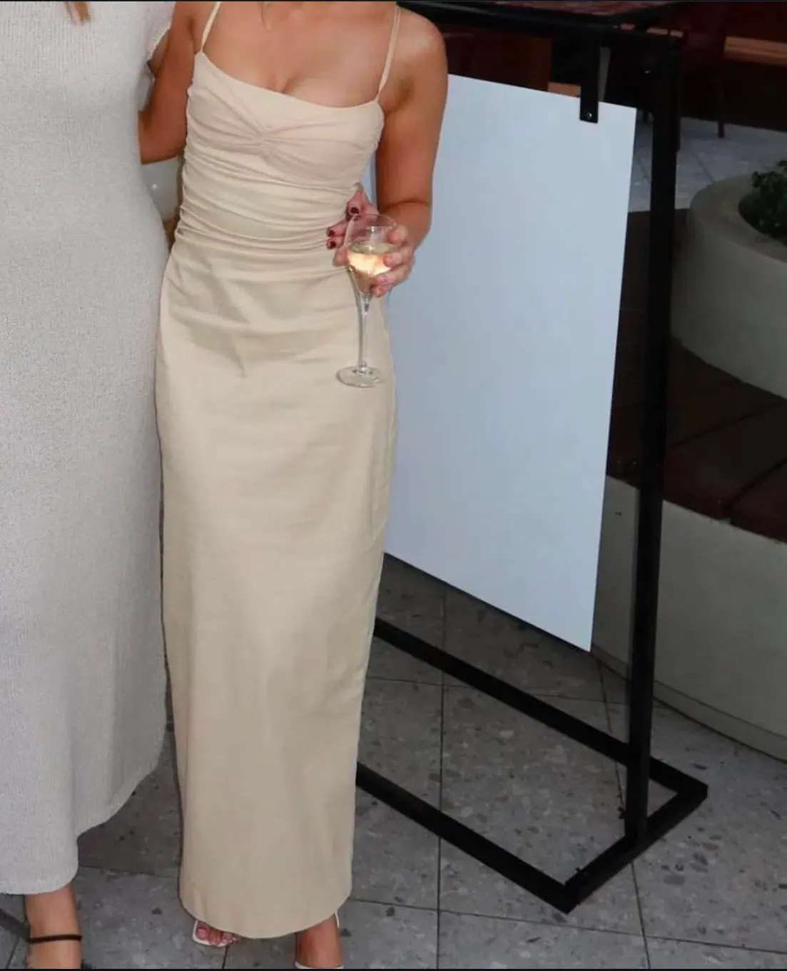Arcina Ori Kinsey Dress in Stone Size 6/XS - Image 3