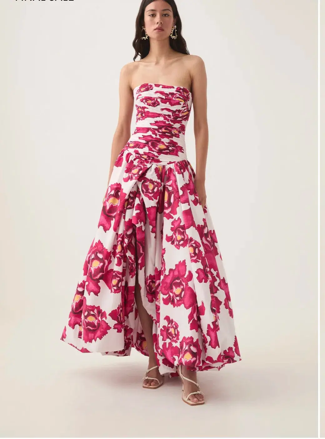 Aje Behold Maxi Dress In Boldly Blooming size 8 - Image 3