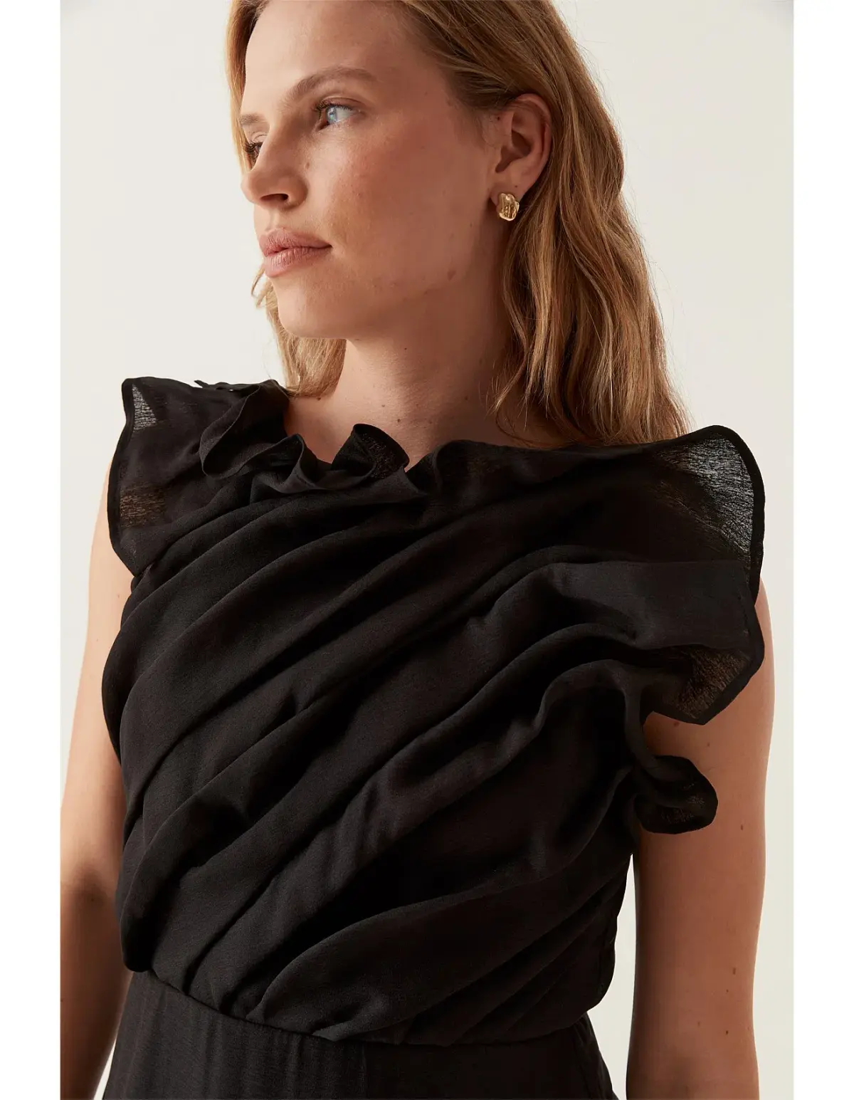 Aje Genesis Midi Dress Black Size AU 8 - Image 5