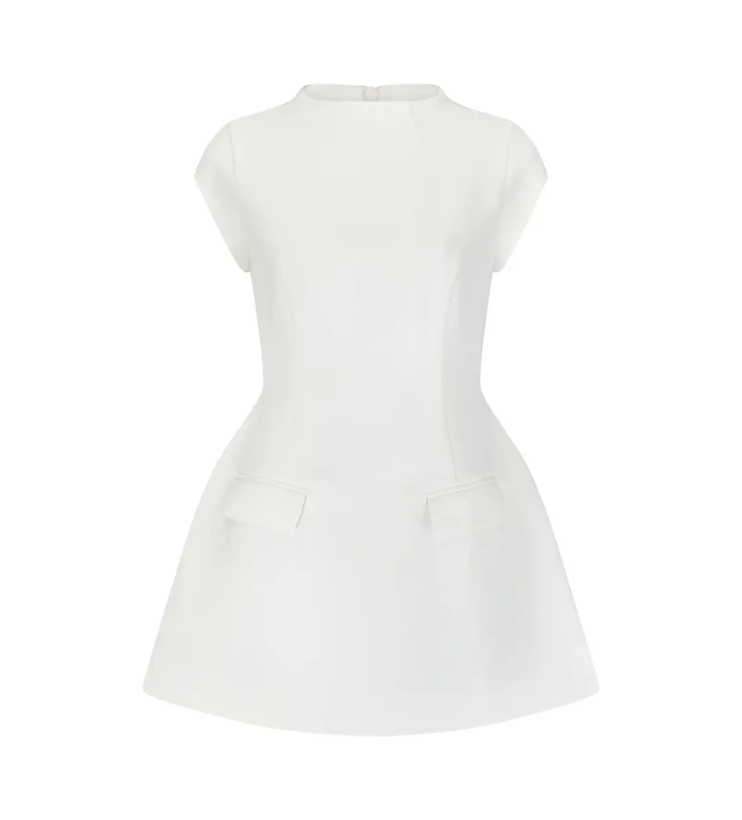 Odd Muse The Ultimate Muse Cap Sleeve Mini Dress White Size S/AU 8  for rent on The Volte - main image
